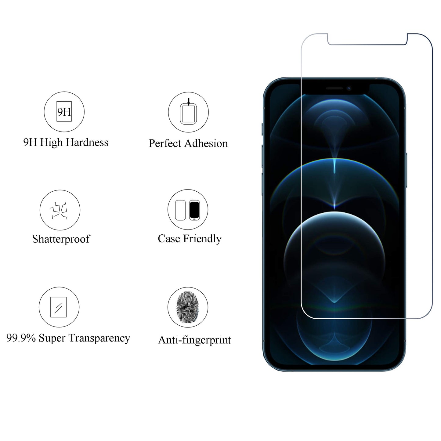 Ailun 3 Pack Screen Protector for iPhone 17 Pro Max [6.9 inch] + 3 Pack Camera Lens Protector with Installation Frame,Dynamic Island Compatible,Case Friendly[Not for iPhone 17/17 Pro/iPhone Air]