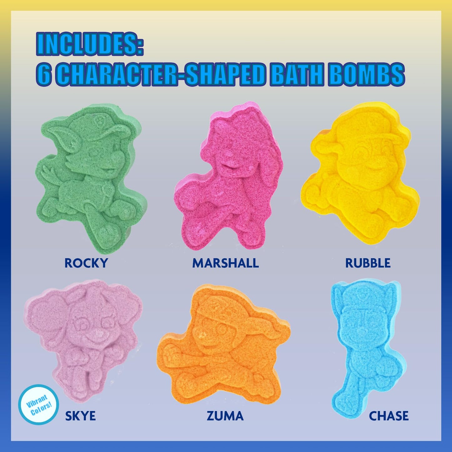 Hot Wheels 6 Piece Bath Bombs for Kids, Bubble Gum Scented, Bath Toys for Kids, Ages 3+, by Townley Girl