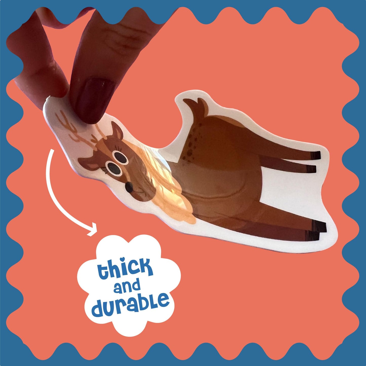 Stick4Ever Jelly Sticker Book - for Kids - Waterproof, Easy to Clean Reusable Sticker Book for Toddlers- Reusable Road Trip Activities for Kids - Stocking Stuffers for Toddlers (Forest)