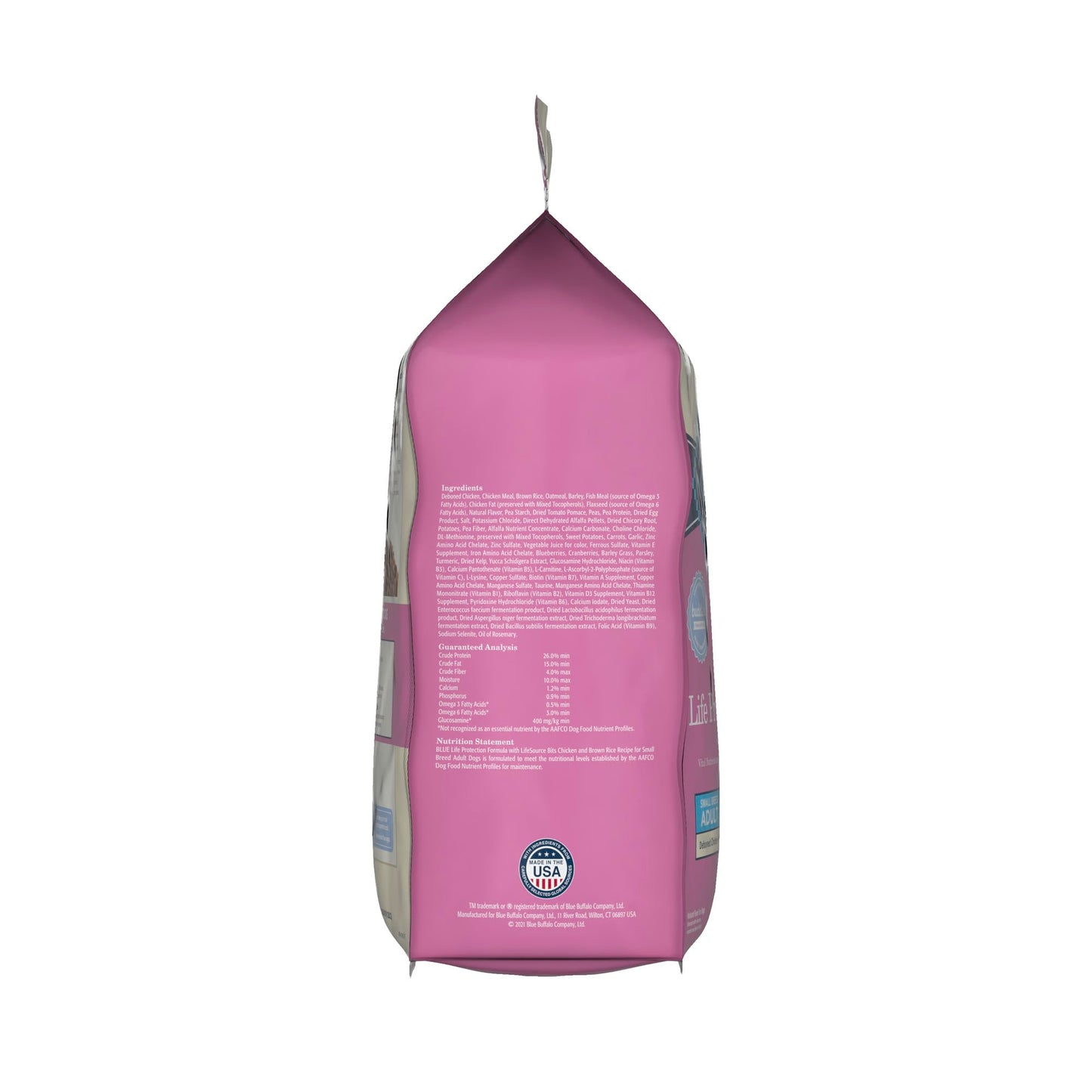 Blue Buffalo Life Protection Formula Natural Adult Small Breed Dry Dog Food, Chicken and Brown Rice 5-lb Trial Size Bag