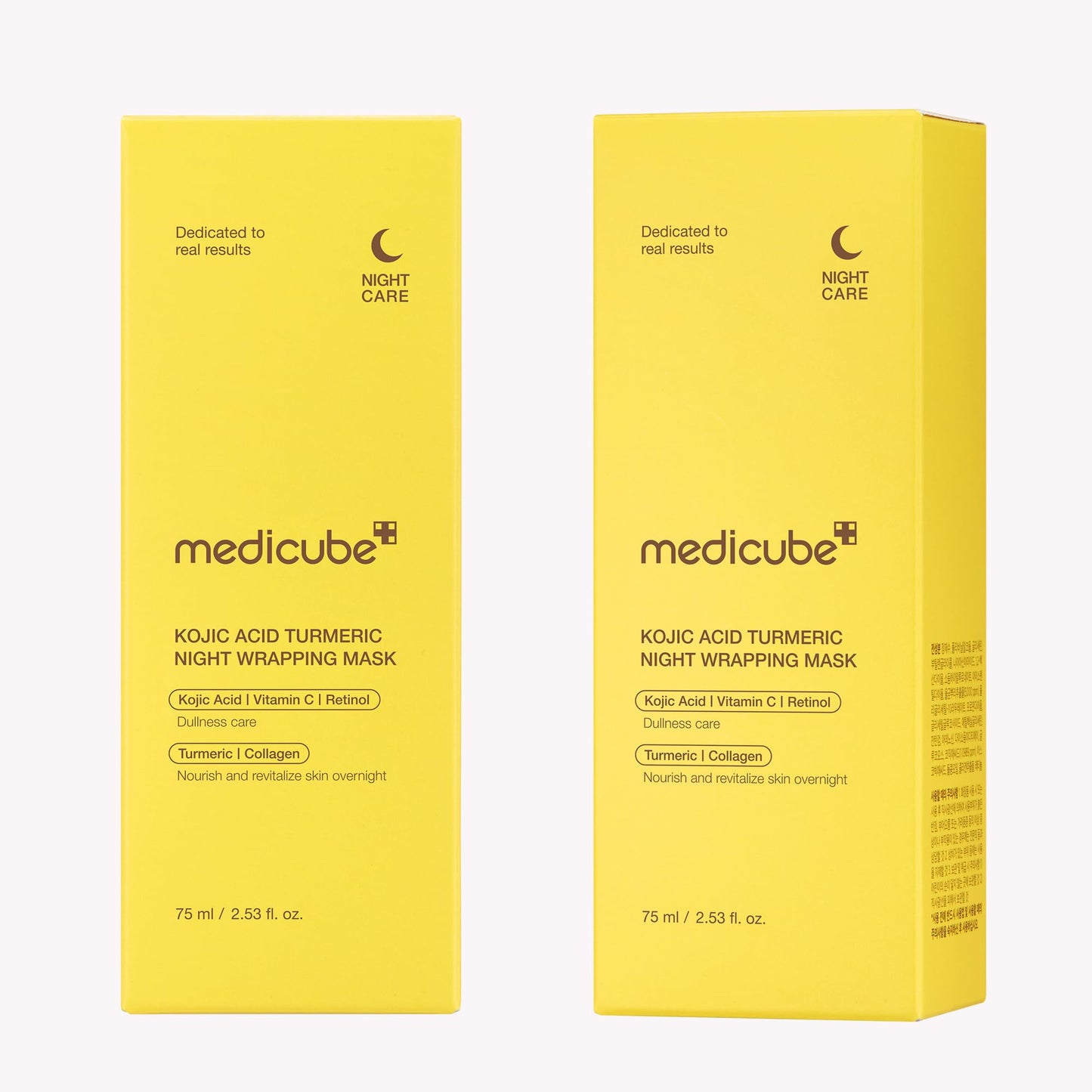 medicube Collagen Overnight Wrapping Peel Off Facial Mask Pack - Elasticity & Hydration Care, Reduces Sagging & Dullness - Hydrolyzed Collagen For Glowing Skin - Korean Skin Care, 2.53 fl.oz