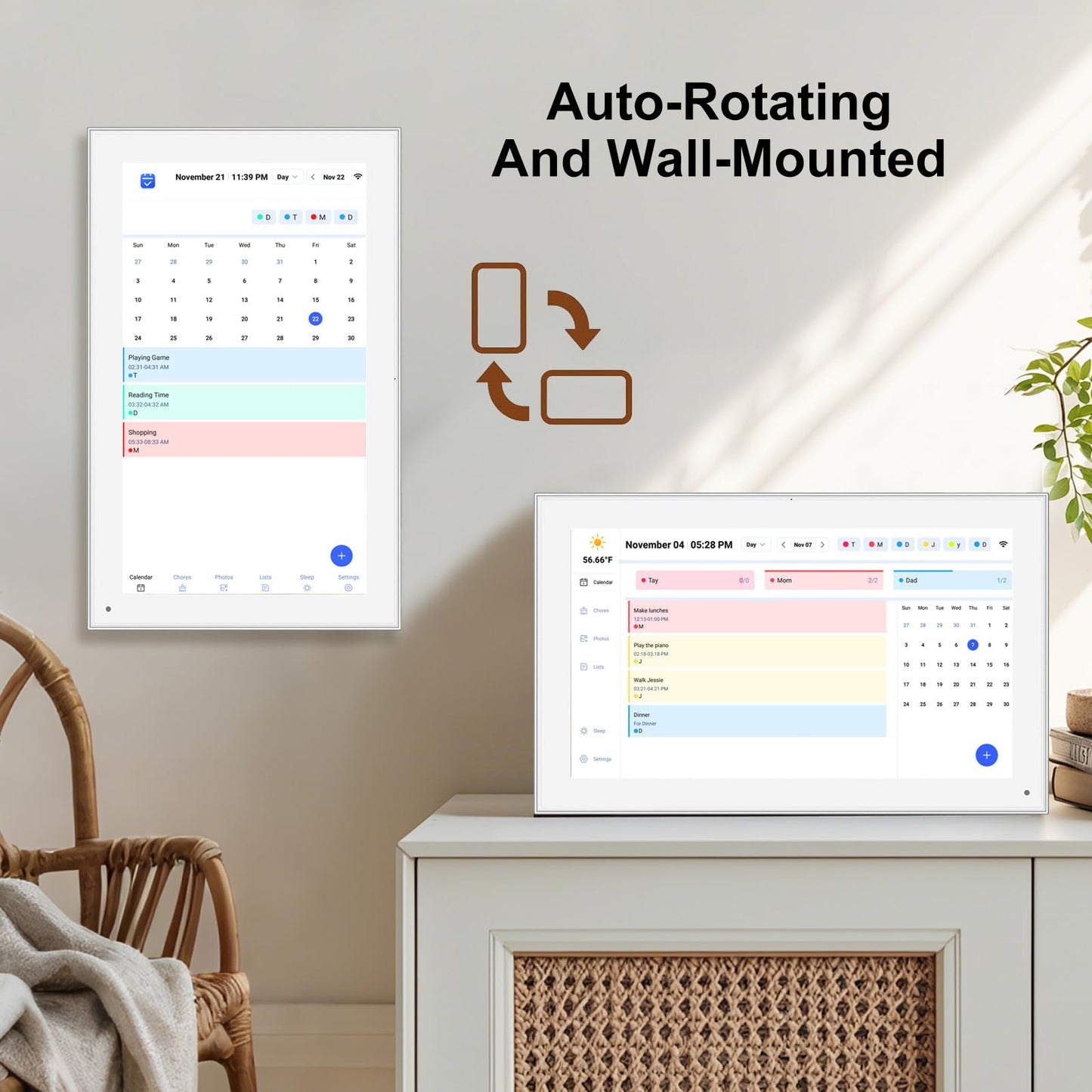 32GB FRAMEO 10.1 Inch Smart WiFi Digital Photo Frame 1280x800 IPS LCD Touch Screen, Auto-Rotate Portrait and Landscape, Built in 32GB Memory, Share Moments Instantly via Frameo App from Anywhere