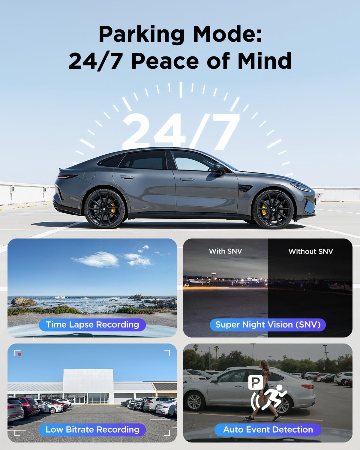 VIOFO A229 Plus Dash Cam Front and Rear, Dual STARVIS 2 Sensors, 2 Channel HDR, 1440P+1440P Voice Control Car Dash Camera, 5GHz Wi-Fi, Support 512GB Max, Voice Control, Ultra-Precise GPS