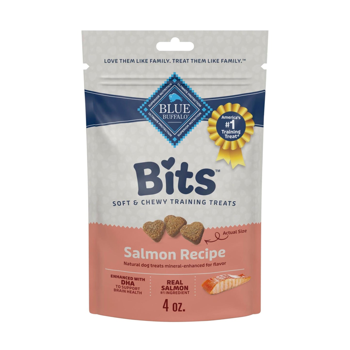Blue Buffalo Bits Soft Dog Treats for Training, Made With Natural Ingredients & Enhanced with DHA, Chicken Recipe, 19-oz Bag
