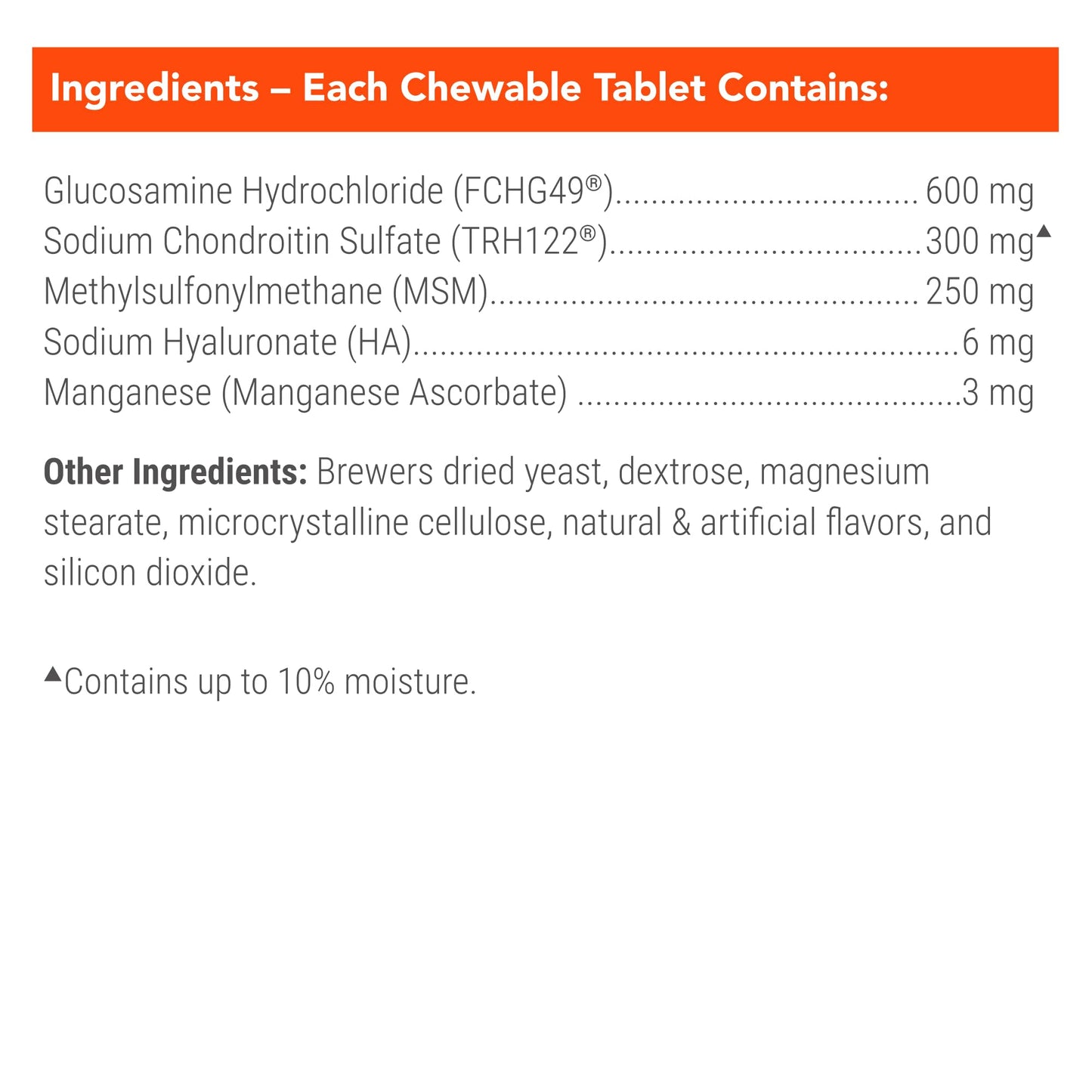 Nutramax Cosequin for Dogs Joint Health Supplement, Contains Glucosamine for Dogs, Plus Chondroitin and MSM, Supports Healthy Joints, For All Breeds and Sizes, Chewable Tablets, 132 Count
