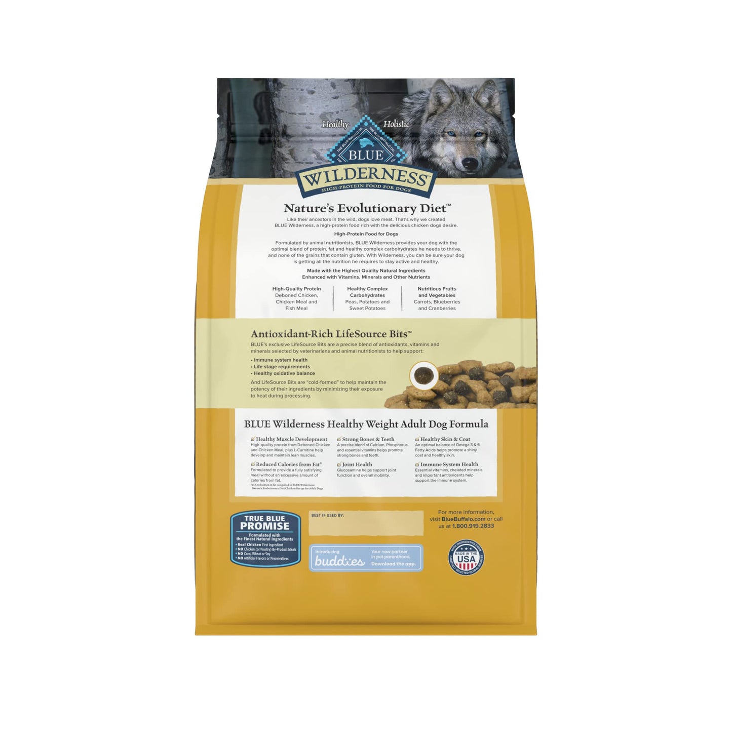 Blue Buffalo Life Protection Formula Natural Adult Small Breed Dry Dog Food, Chicken and Brown Rice 5-lb Trial Size Bag