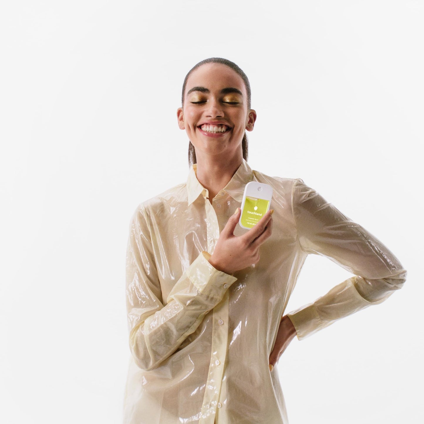 Touchland Special Edition Confetti Cake Mist + Frosted Sparkle Case Set, Scented & Stylish Hydrating Hand Sanitizer Spray Bundle, Travel Size, Dye Free, Amazon Exclusive