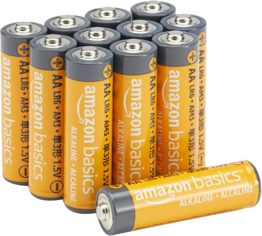 Amazon Basics 100-Pack AA Alkaline High-Performance Batteries, 1.5 Volt, 10-Year Shelf Life