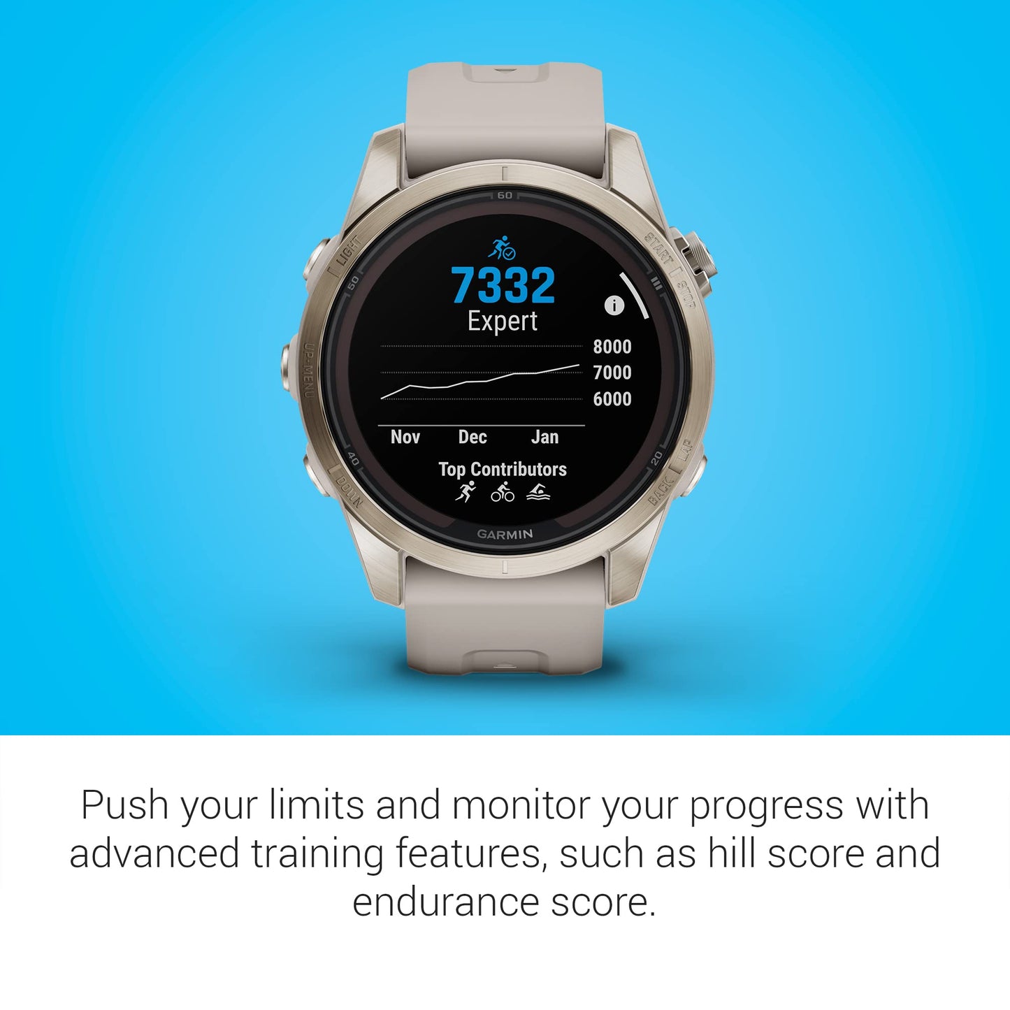 Garmin fēnix 7 Pro Sapphire Solar, Multisport GPS Smartwatch, Built-in Flashlight, Solar Charging Capability, Black