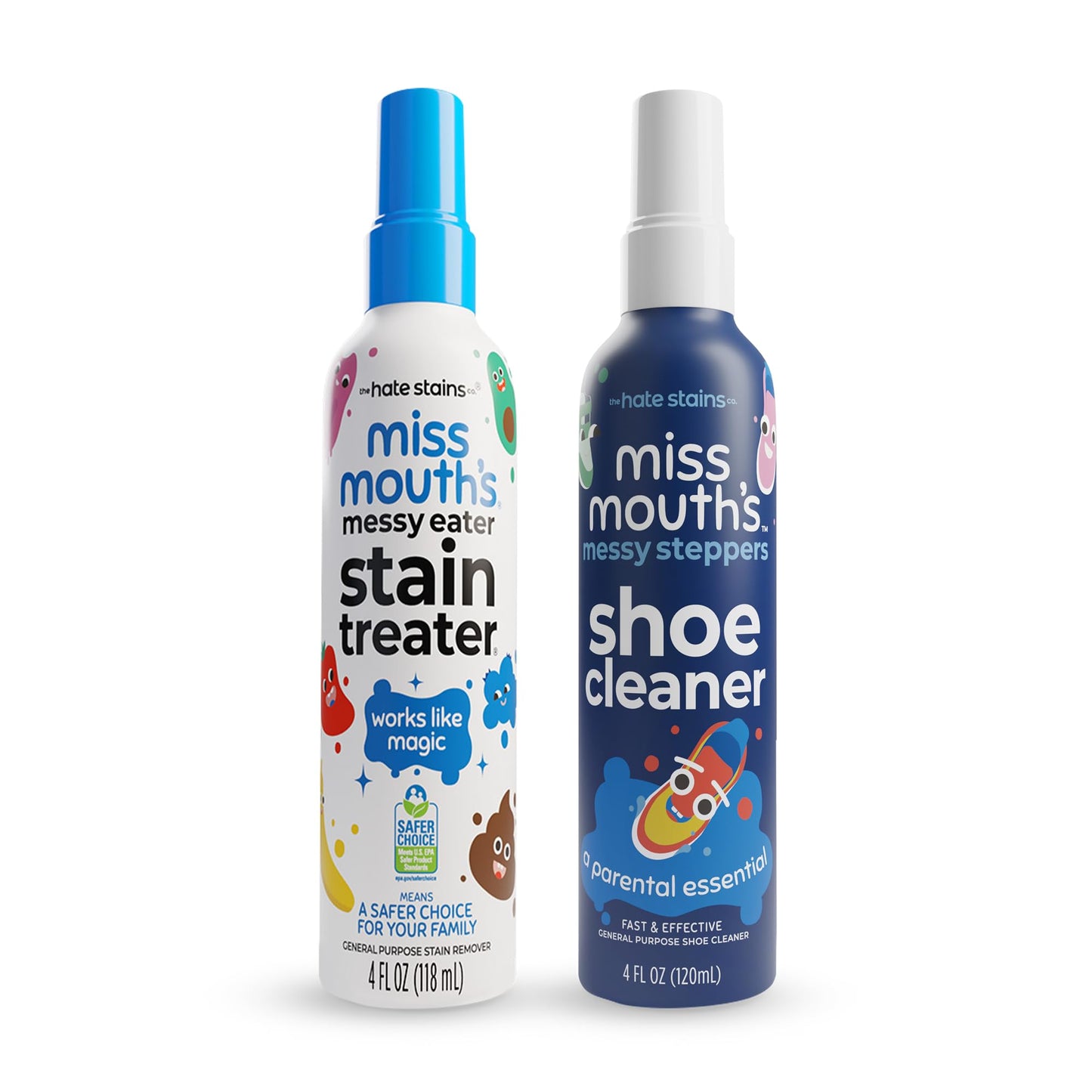 Miss Mouth's Messy Eater Stain Treater - 32oz Refill - Newborn & Baby Essentials - No Dry Cleaning Food, Grease, Coffee Off Laundry, Underwear, Fabric