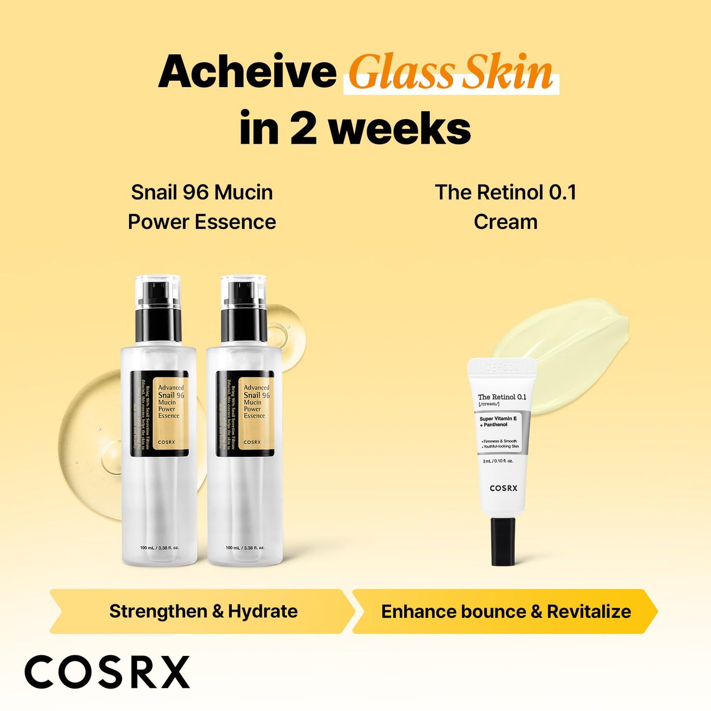COSRX Snail Mucin Repairing Serum 100ml, Hydrating Serum for Face with Snail Secretion Filtrate for Dull Skin & Fine Lines, Korean Skin Care, Stocking Stuffers for Women