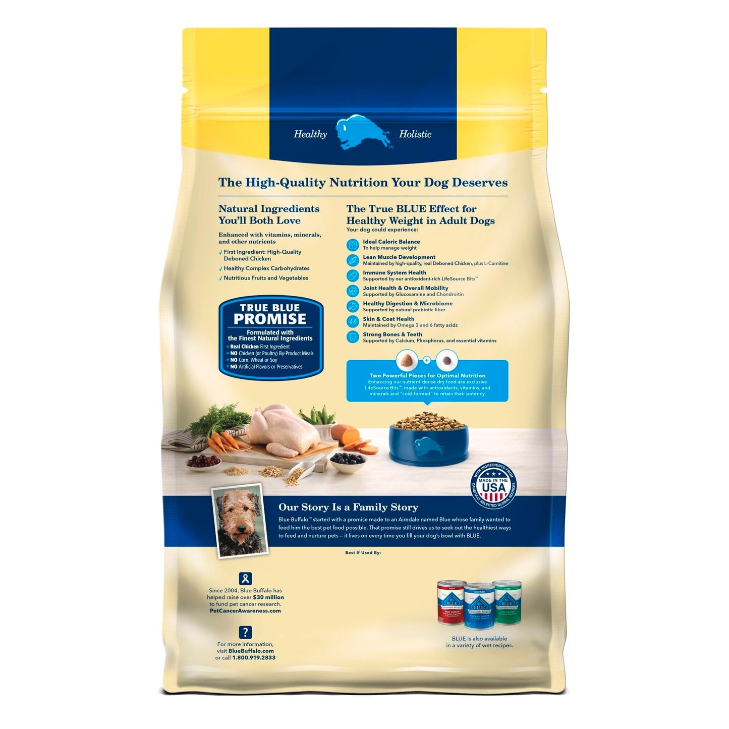 Blue Buffalo Life Protection Formula Natural Adult Dry Dog Food, Chicken and Brown Rice 5-lb Trial Size Bag