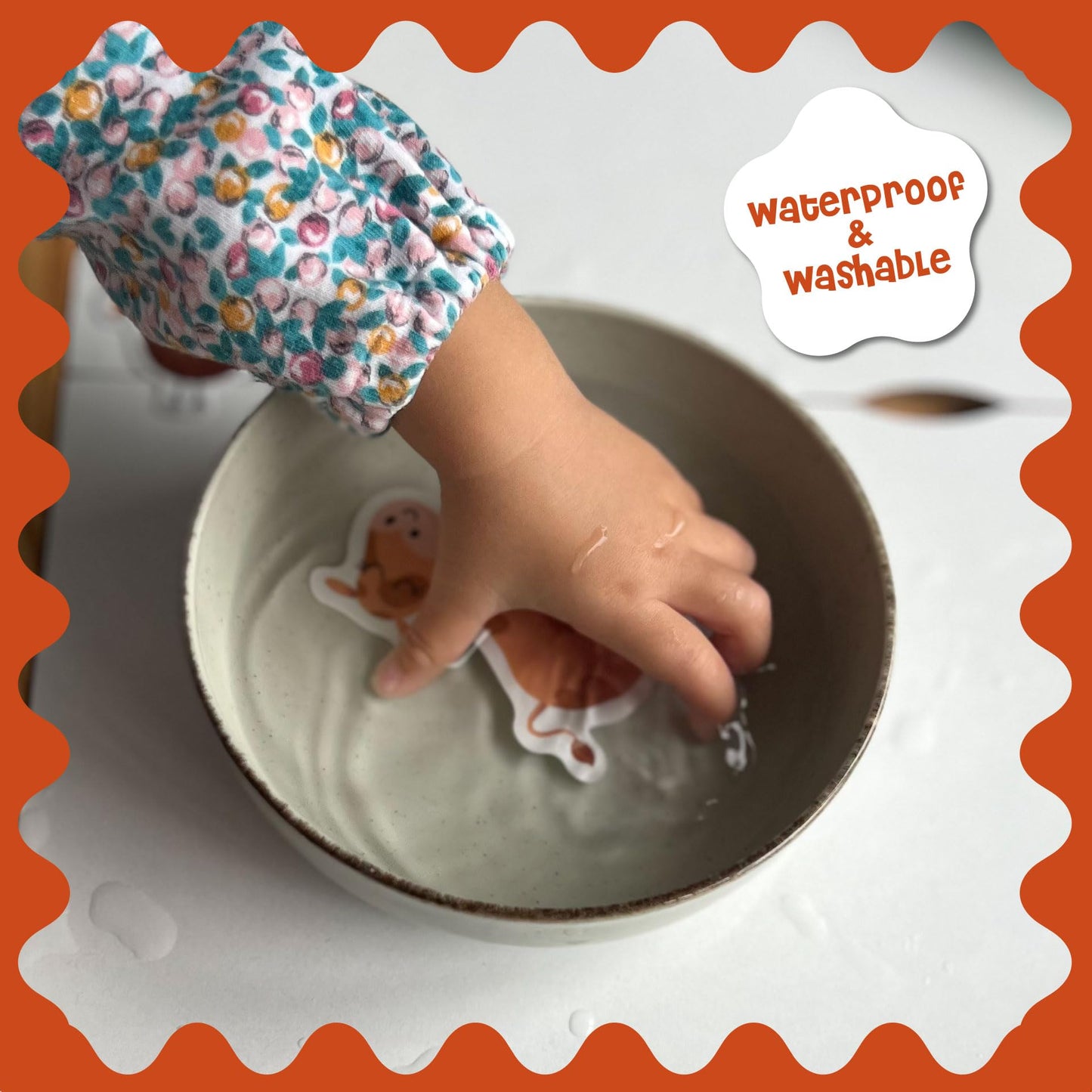 Stick4Ever Jelly Sticker Book - for Kids - Waterproof, Easy to Clean Reusable Sticker Book for Toddlers- Reusable Road Trip Activities for Kids - Stocking Stuffers for Toddlers (Forest)