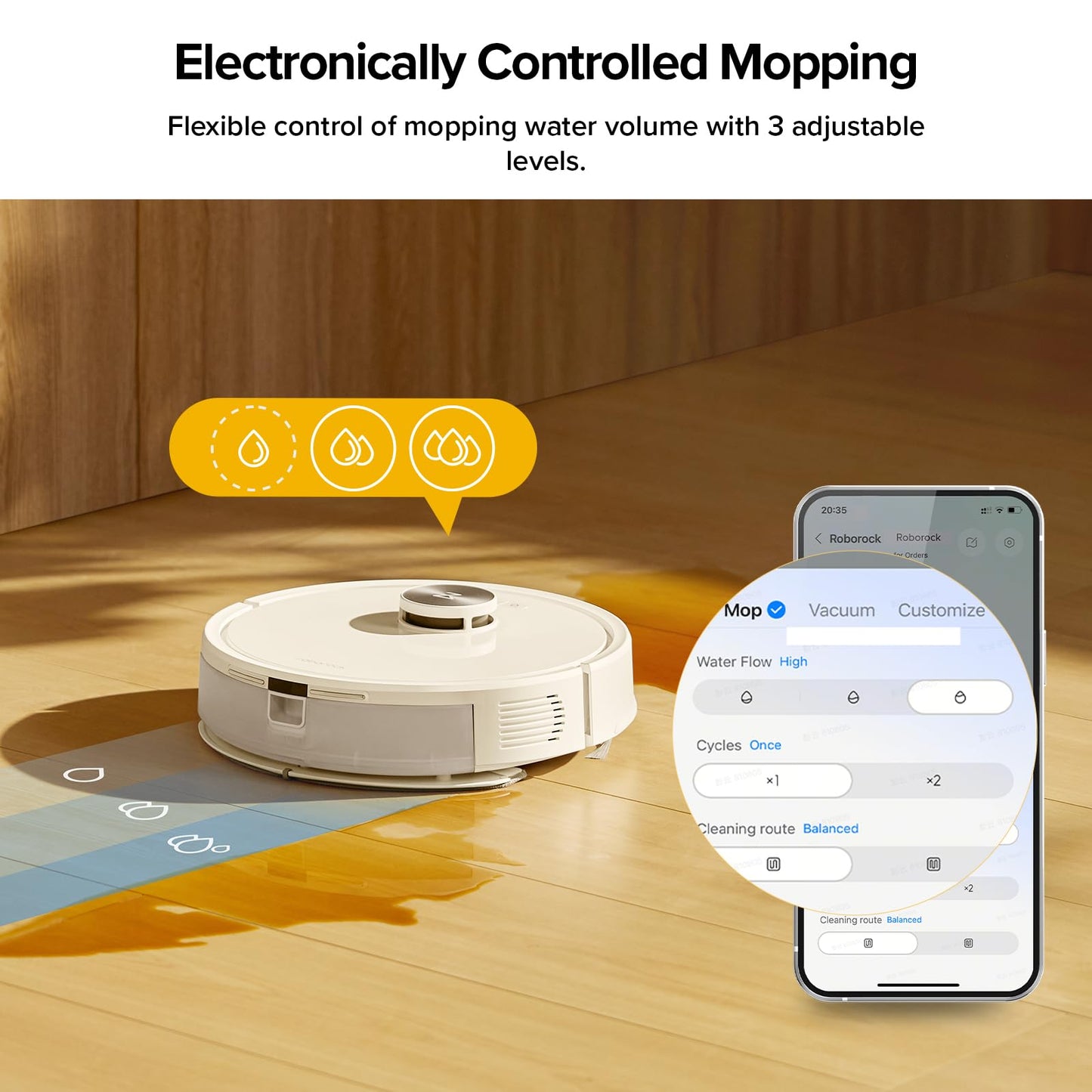 roborock Q7 M5+ Robot Vacuum and Mop, Upgraded from Q5 Max+, Up to 7-9 Weeks Self-Empty, 10000Pa Suction, Dual Anti-Tangle System for Pet Hair & Carpet, PreciSense LiDAR Navigation, App Control, Black