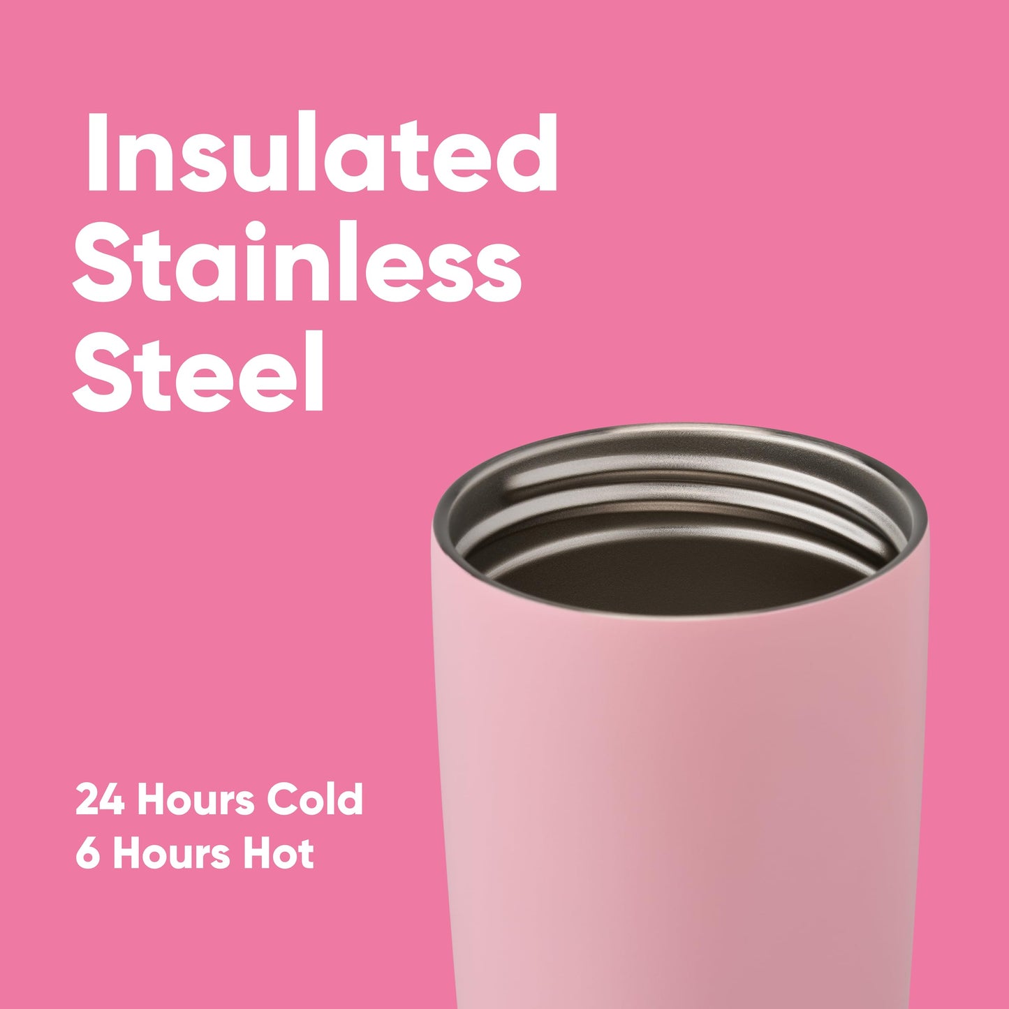 Owala SmoothSip Slider Insulated Stainless Steel Coffee Tumbler, Reusable Iced Coffee Cup, Hot Coffee Travel Mug, BPA Free 12 oz, Grey/Green (Sour Apple)