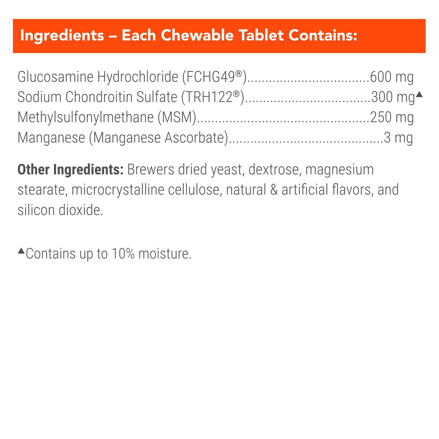 Nutramax Cosequin for Dogs Joint Health Supplement, Contains Glucosamine for Dogs, Plus Chondroitin and MSM, Supports Healthy Joints, For All Breeds and Sizes, Chewable Tablets, 132 Count