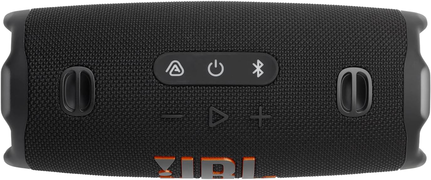 JBL Charge 6 - Portable Waterproof & Drop-Proof Bluetooth Speaker, Bold Pro Sound with AI Sound Boost, 28Hrs of Playtime, Built-in powerbank & Comes with a Sturdy/Removable Carrying Strap (Black)