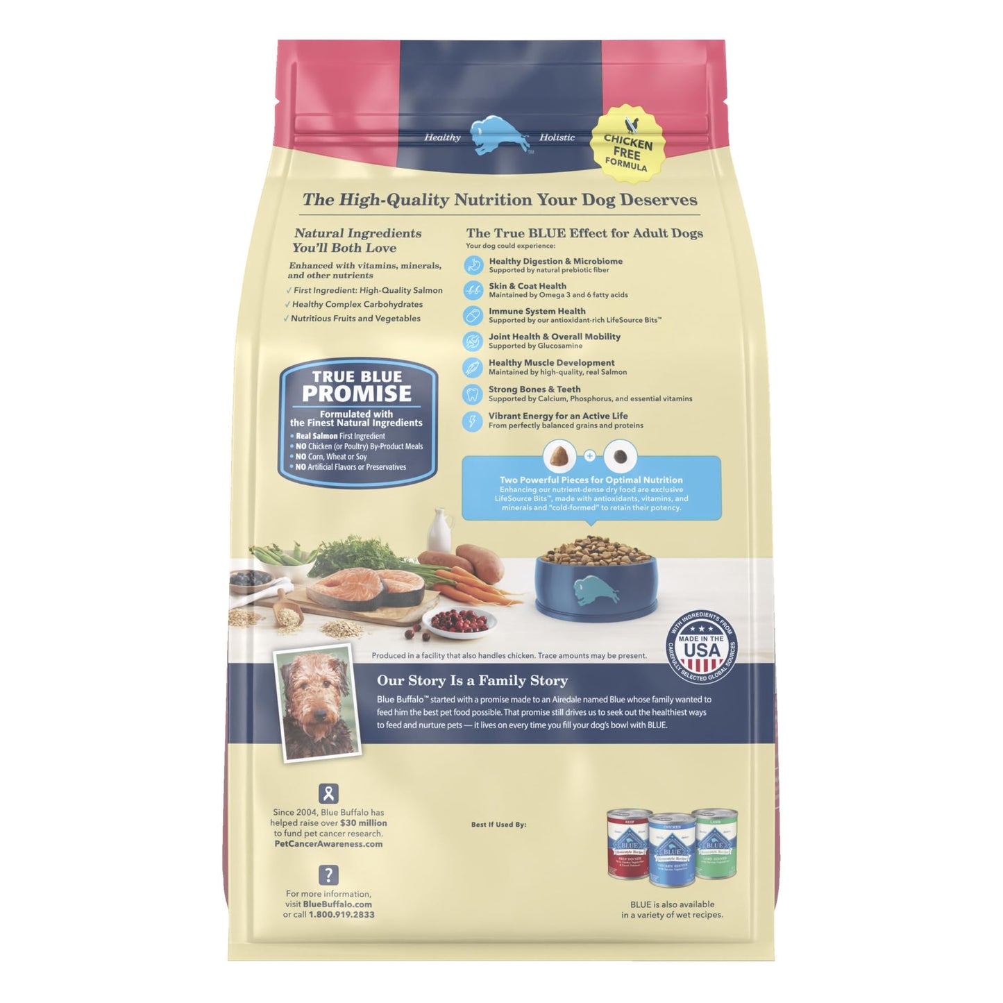 Blue Buffalo Life Protection Formula Natural Adult Small Breed Dry Dog Food, Chicken and Brown Rice 5-lb Trial Size Bag