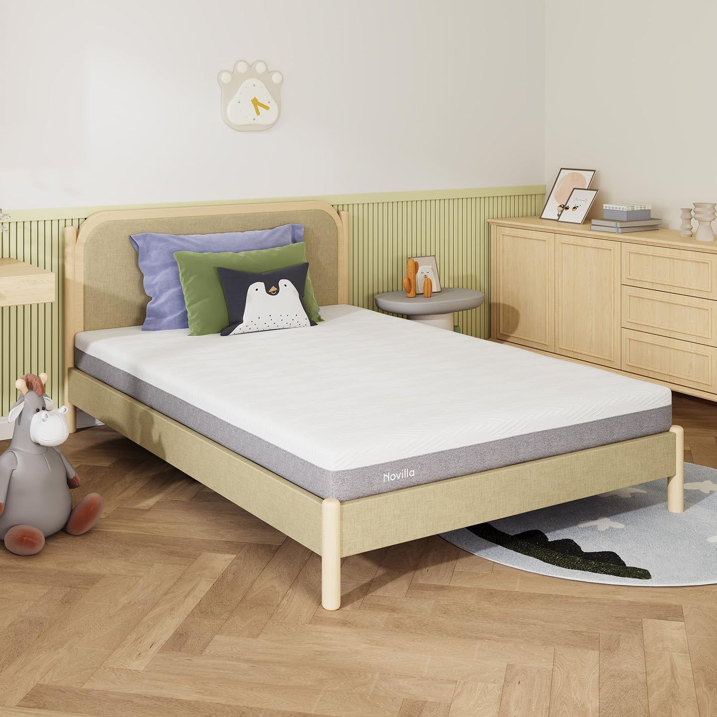 Novilla Full Size Mattress, 10 inch Full Gel Memory Foam Mattress for Cool Night & Pressure Relief, Medium Firm in a Box, Bliss