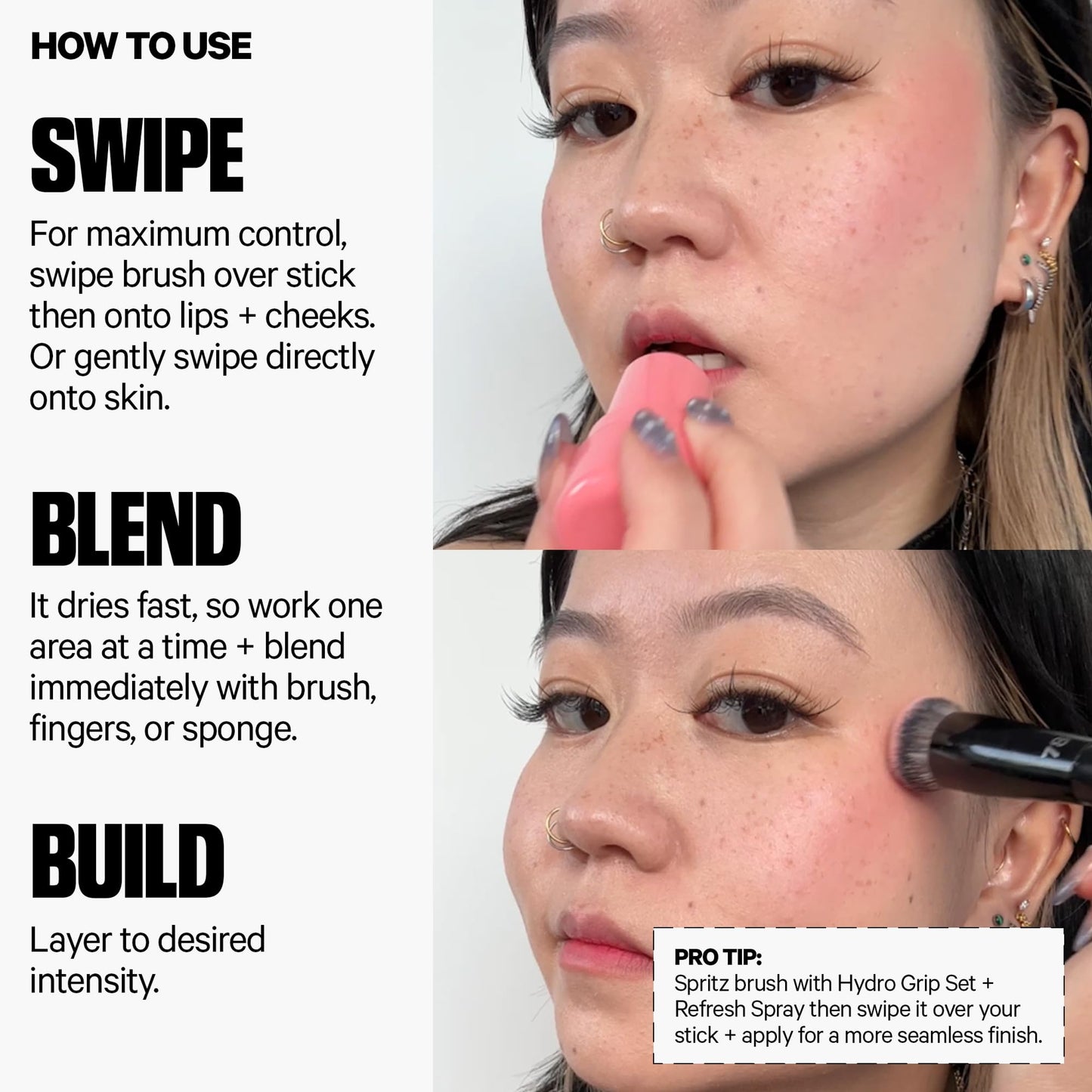 Milk Makeup Cooling Water Jelly Tint – Long-Lasting Sheer Lip + Cheek Stain with Firming Vegan Collagen + Hydrating Aloe – Transfer Proof, Buildable Lip Tint + Blush