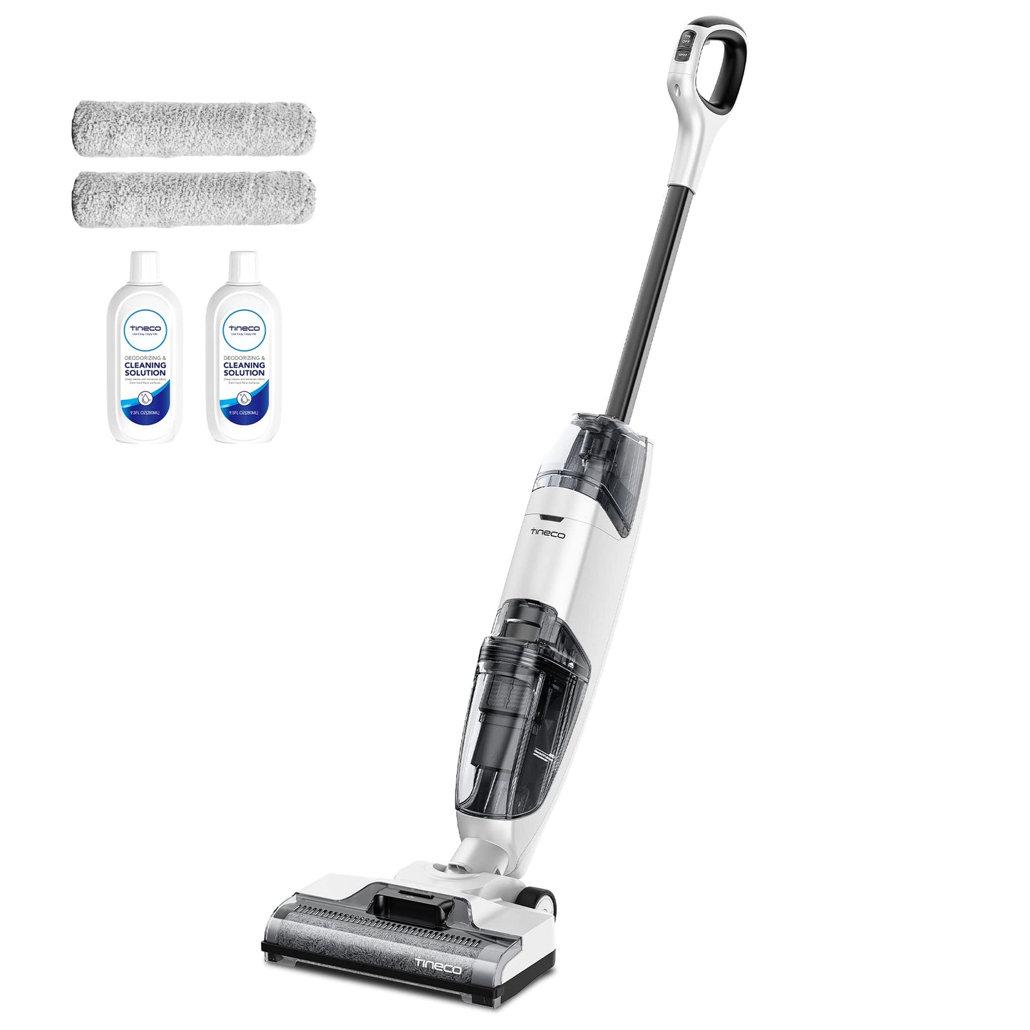 Tineco iFLOOR 3 Breeze Complete Wet Dry Vacuum Cordless Floor Cleaner and Mop One-Step Cleaning for Hard Floors