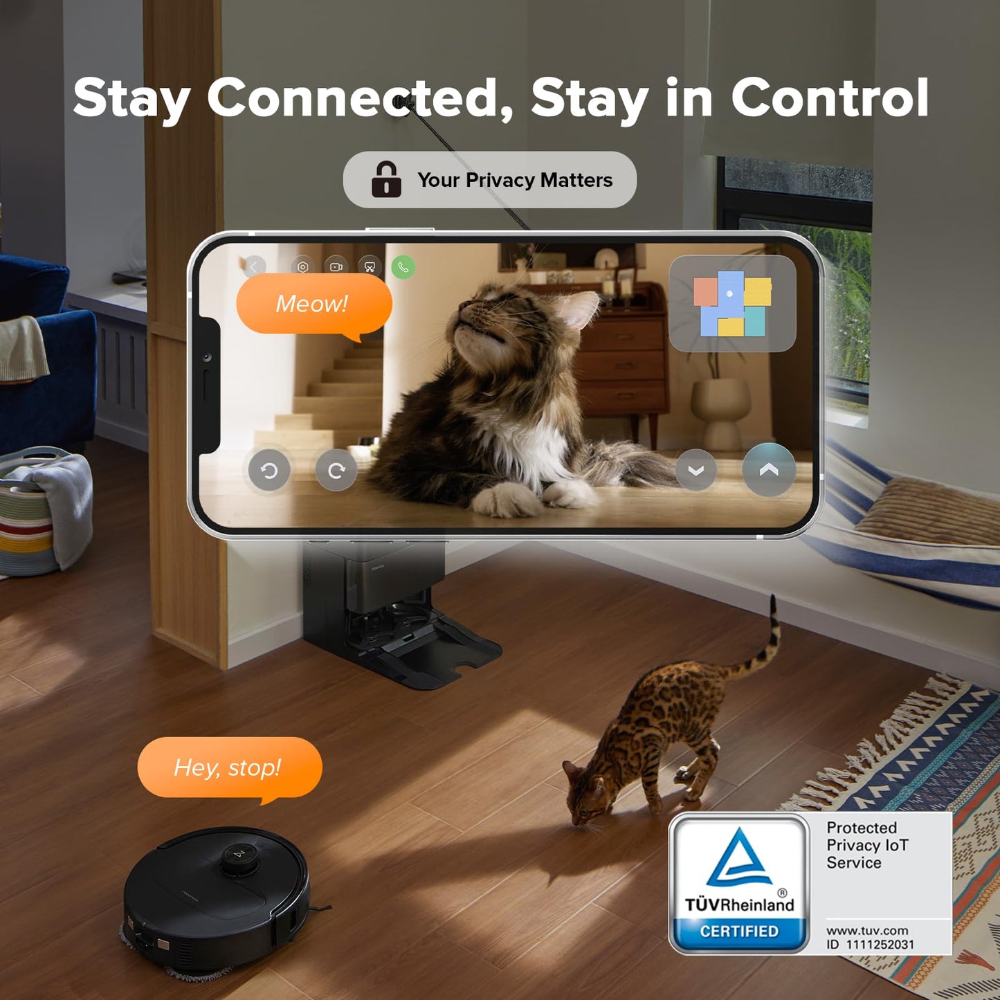 Roborock Qrevo Edge S5A Robot Vacuum and Mop, 18,500Pa, Zero-Tangling, DuoDivide Main Brush, FlexiArm Side Brush, Hot Water Mop Washing & Self-Cleaning, Warm Air Drying, Self-Emptying, Black