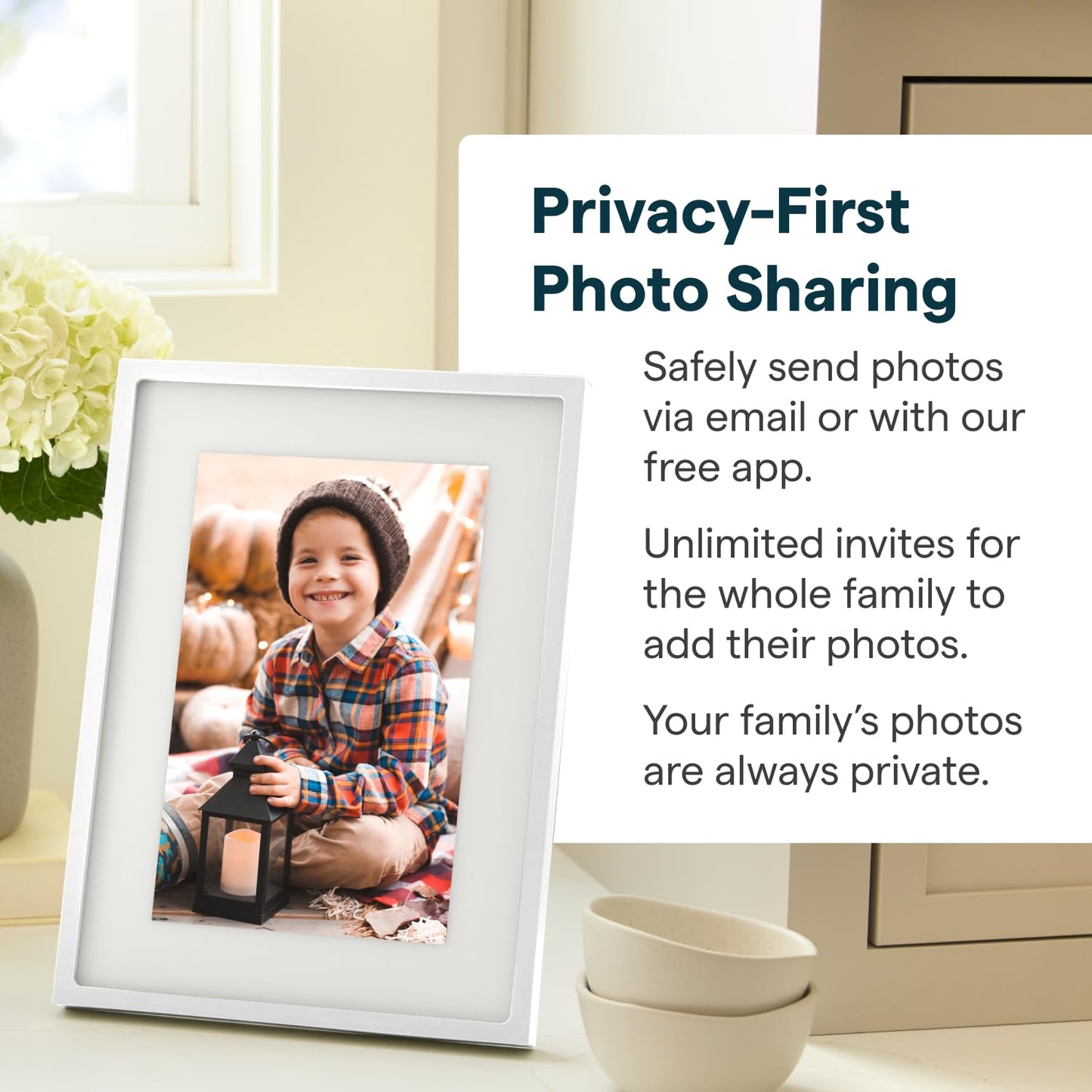 Skylight Frame – WiFi Digital Picture Frame Customer Support, Touch Screen Digital Photo Frame with Easy Setup, Photo Gifts for Parents and Grandparents - 10 Inch Black