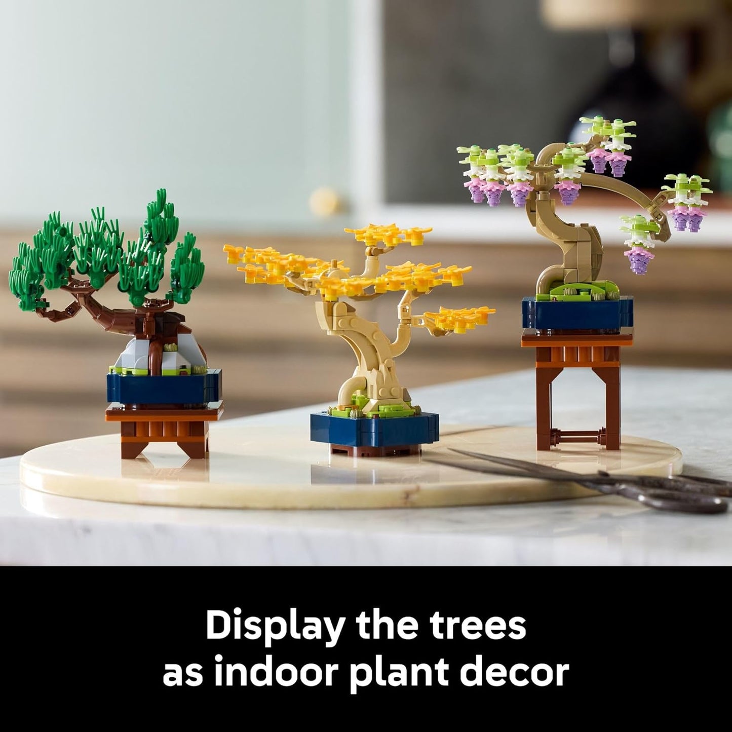 LEGO Botanicals Mini Bonsai Trees Building Set - Artificial Bonsai Tree Building Blocks for Adults, Ages 18+ - DIY Home and Office Decor for Men and Women - Gift for Christmas - 10373