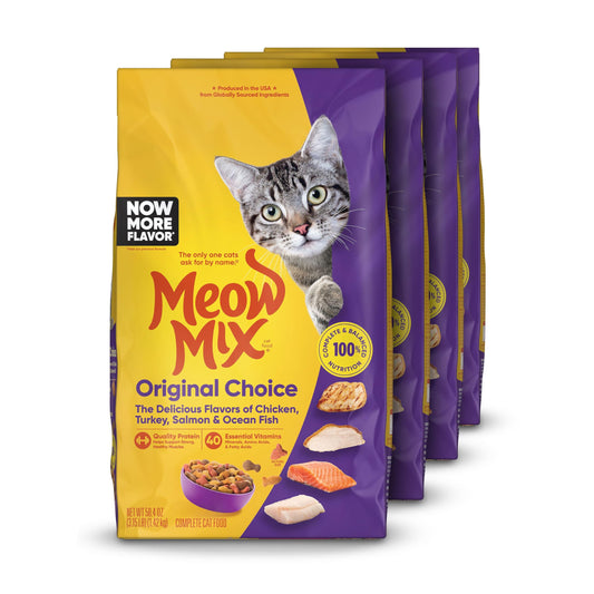 Meow Mix Original Choice Dry Cat Food, 6.3 Pound Bag