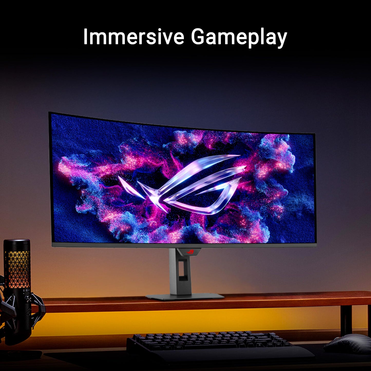 ASUS ROG Swift 32” 4K OLED Gaming Monitor (PG32UCDM) - UHD (3840 x 2160), QD-OLED, 240Hz, 0.03ms, G-SYNC Compatible, Custom Heatsink, Graphene Film, 99% DCI-P3, True 10-bit, 90W USB-C