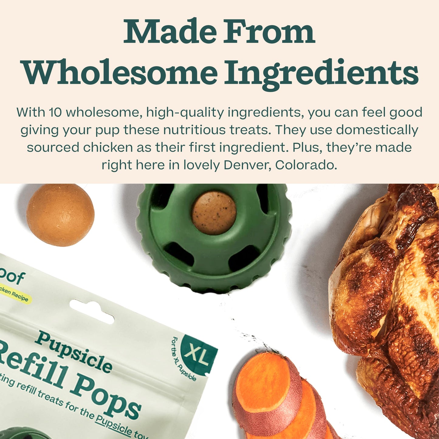 Woof Pupsicle Pops - Premade Long Lasting Dog Pupsicle Pop Treats