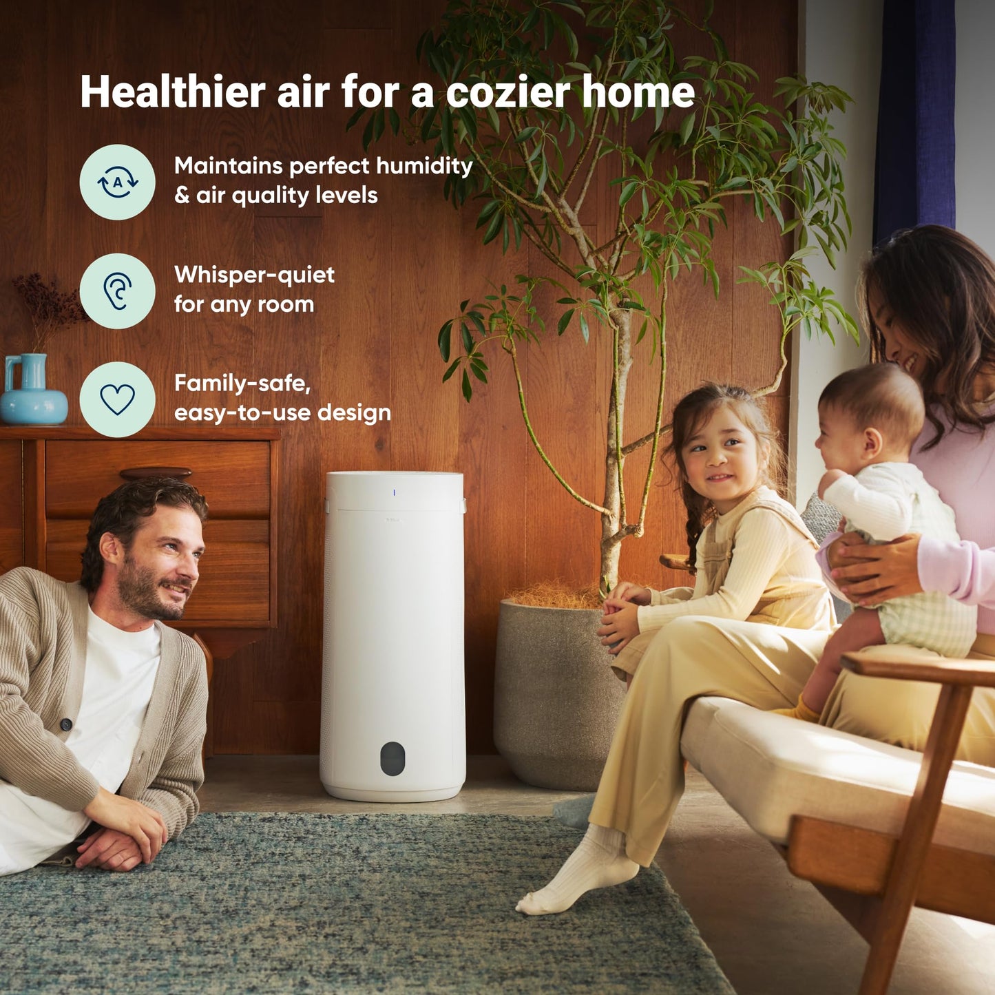 BLUEAIR Air Purifier for Small Room, Bedroom, Home, Cleans 926 sqft in one hour, HEPASilent Air Cleaner for Pets, Allergens, Virus, Dust, Mold, Smoke - Blue Pure 511i Max