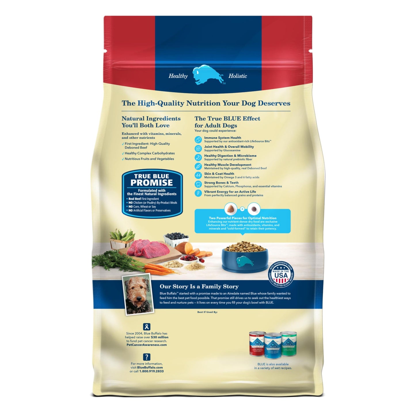 Blue Buffalo Life Protection Formula Natural Adult Small Breed Dry Dog Food, Chicken and Brown Rice 5-lb Trial Size Bag