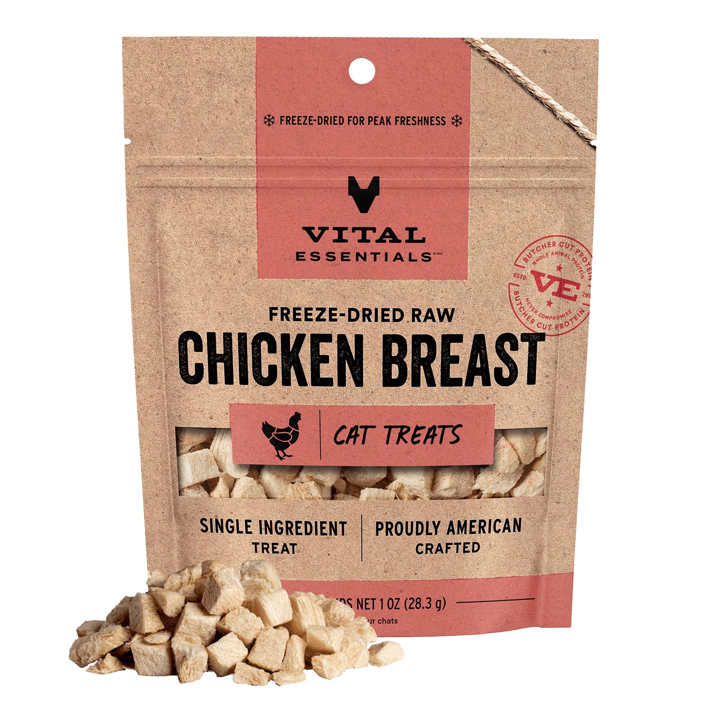 Vital Essentials Minnows Cat Treats, 0.5 oz | Freeze-Dried Raw | Single Ingredient | Grain Free, Gluten Free, Filler Free