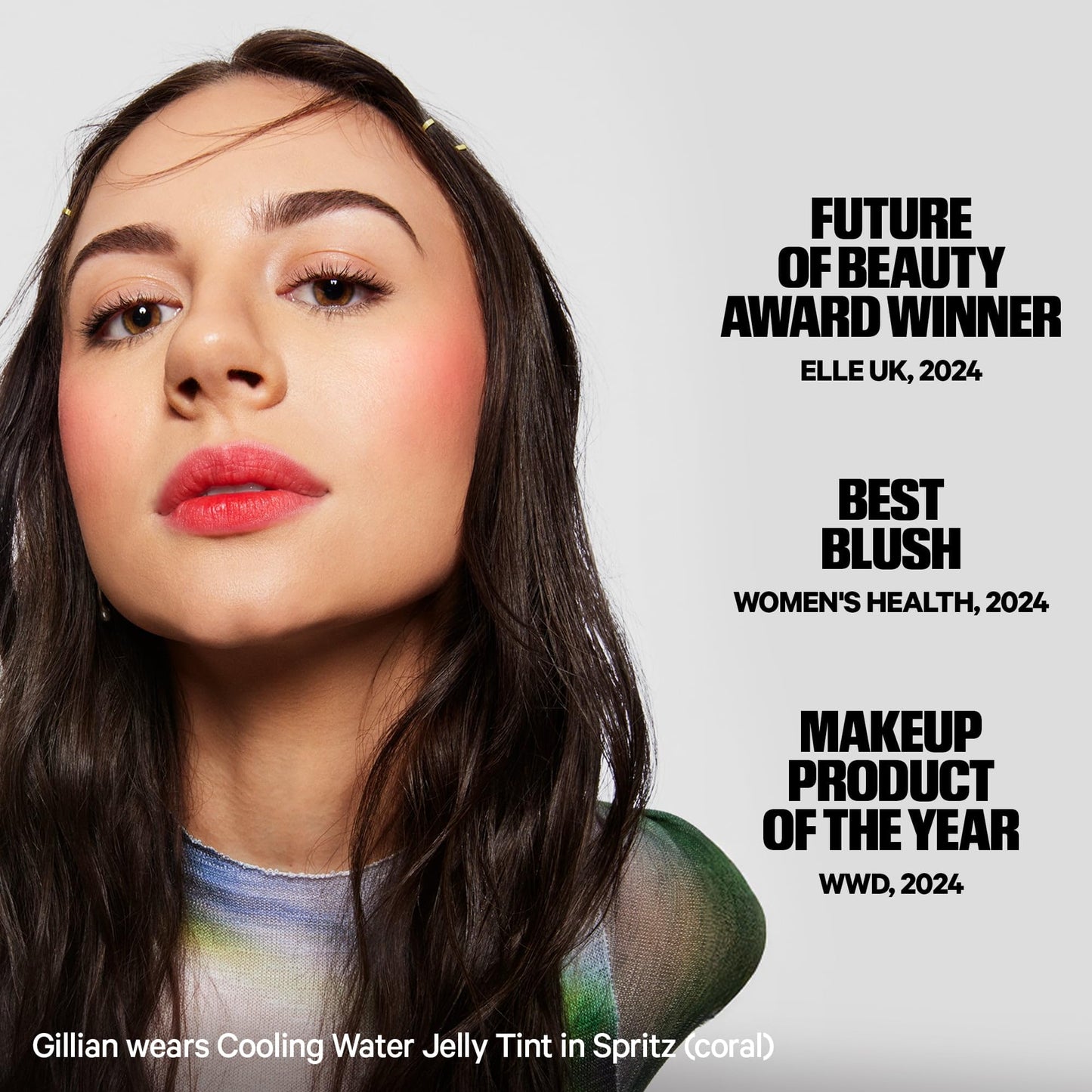 Milk Makeup Cooling Water Jelly Tint – Long-Lasting Sheer Lip + Cheek Stain with Firming Vegan Collagen + Hydrating Aloe – Transfer Proof, Buildable Lip Tint + Blush