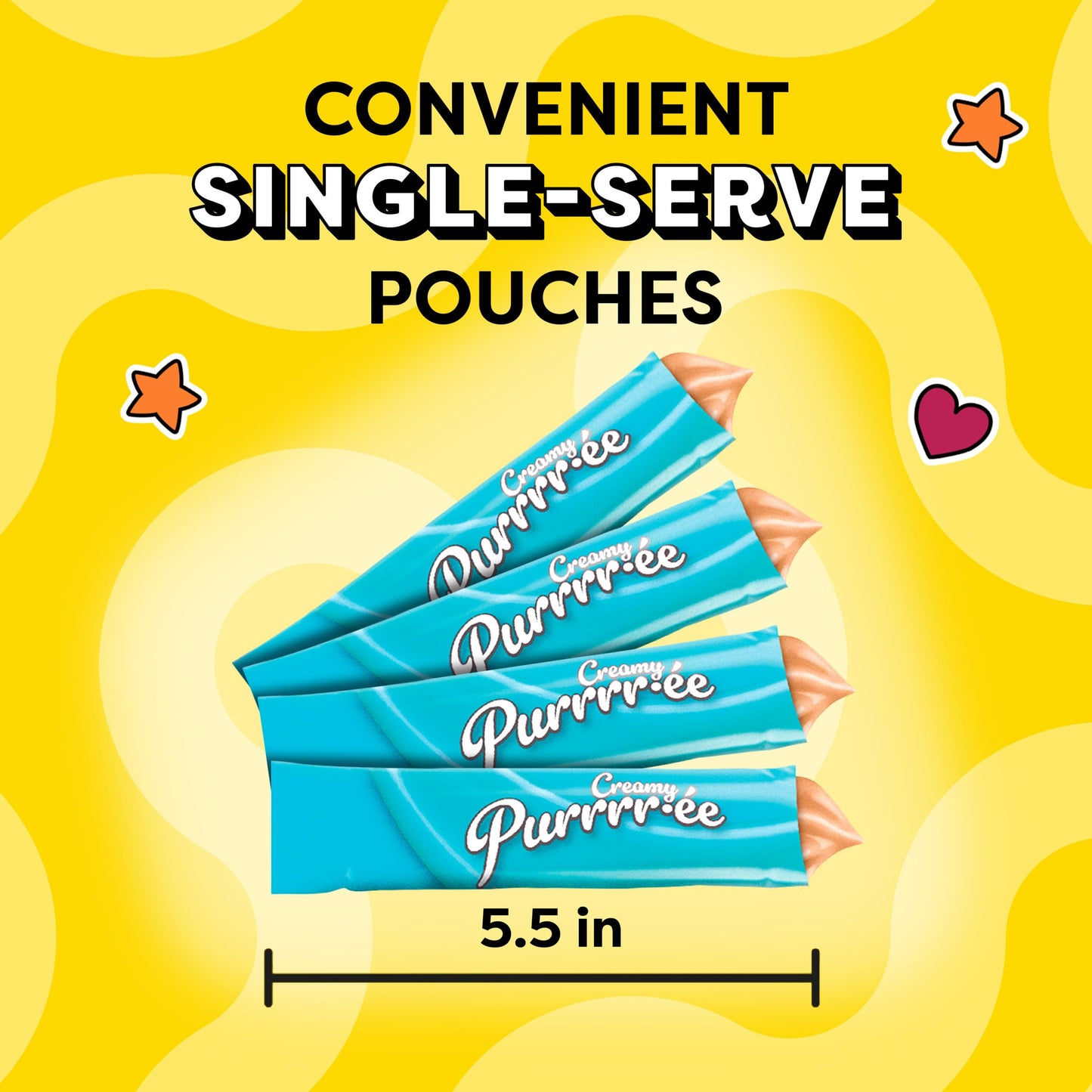 Temptations Creamy Puree Variety Pack of Squeezable Cat Treats, 0.42 oz. Tubes, 24 Count