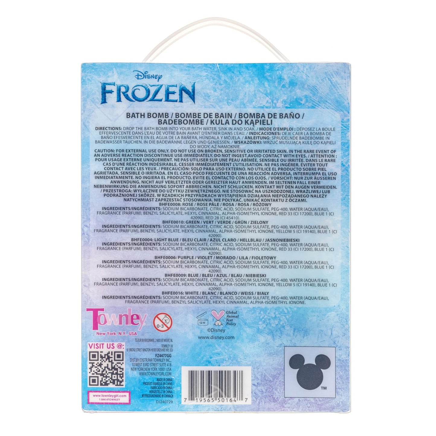 Hot Wheels 6 Piece Bath Bombs for Kids, Bubble Gum Scented, Bath Toys for Kids, Ages 3+, by Townley Girl