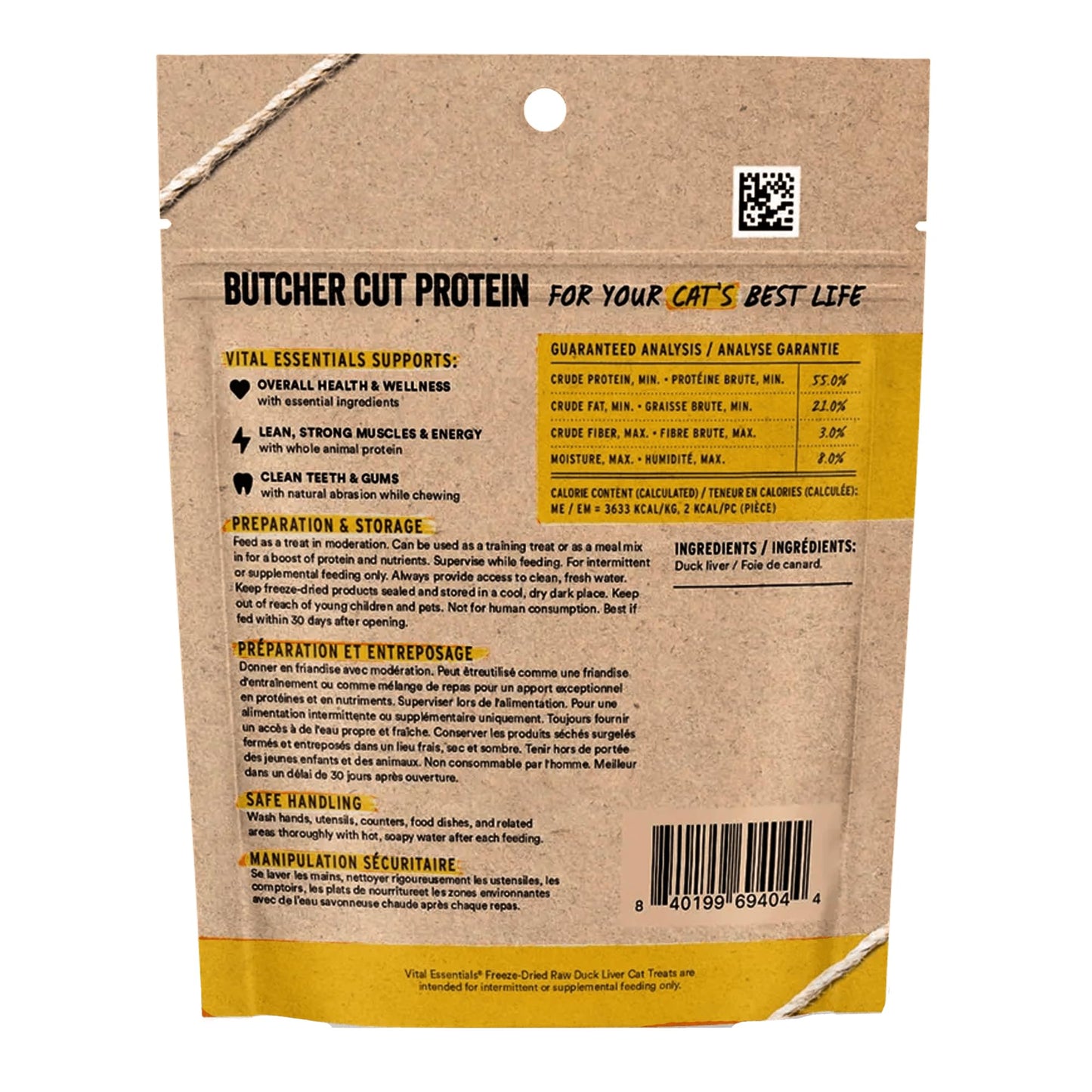 Vital Essentials Minnows Cat Treats, 0.5 oz | Freeze-Dried Raw | Single Ingredient | Grain Free, Gluten Free, Filler Free