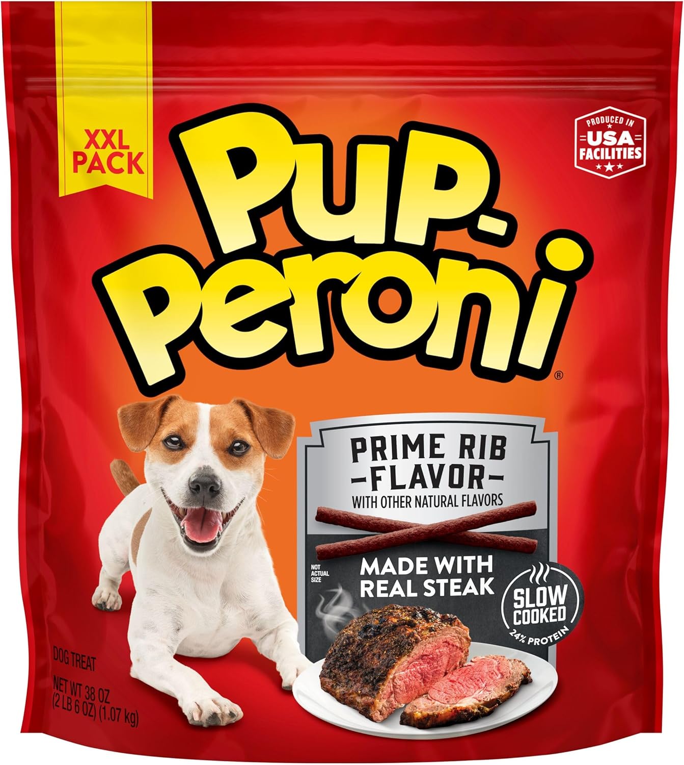 Pup-Peroni Dog Treats, Original Beef Flavor, 38 Ounce, Made with Real Beef