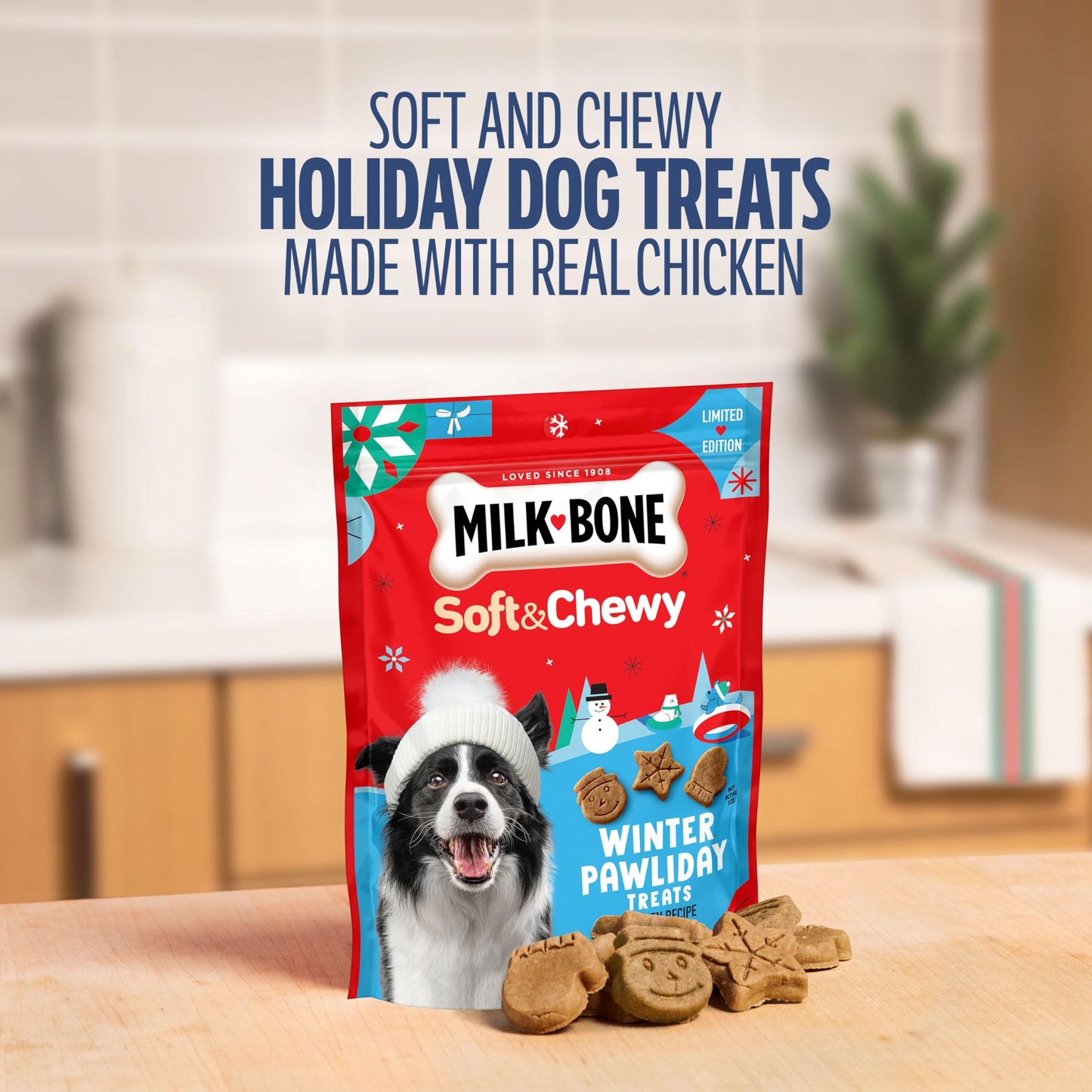 Milk-Bone Soft & Chewy Dog Treats, Beef & Filet Mignon Recipe, 25 Ounce