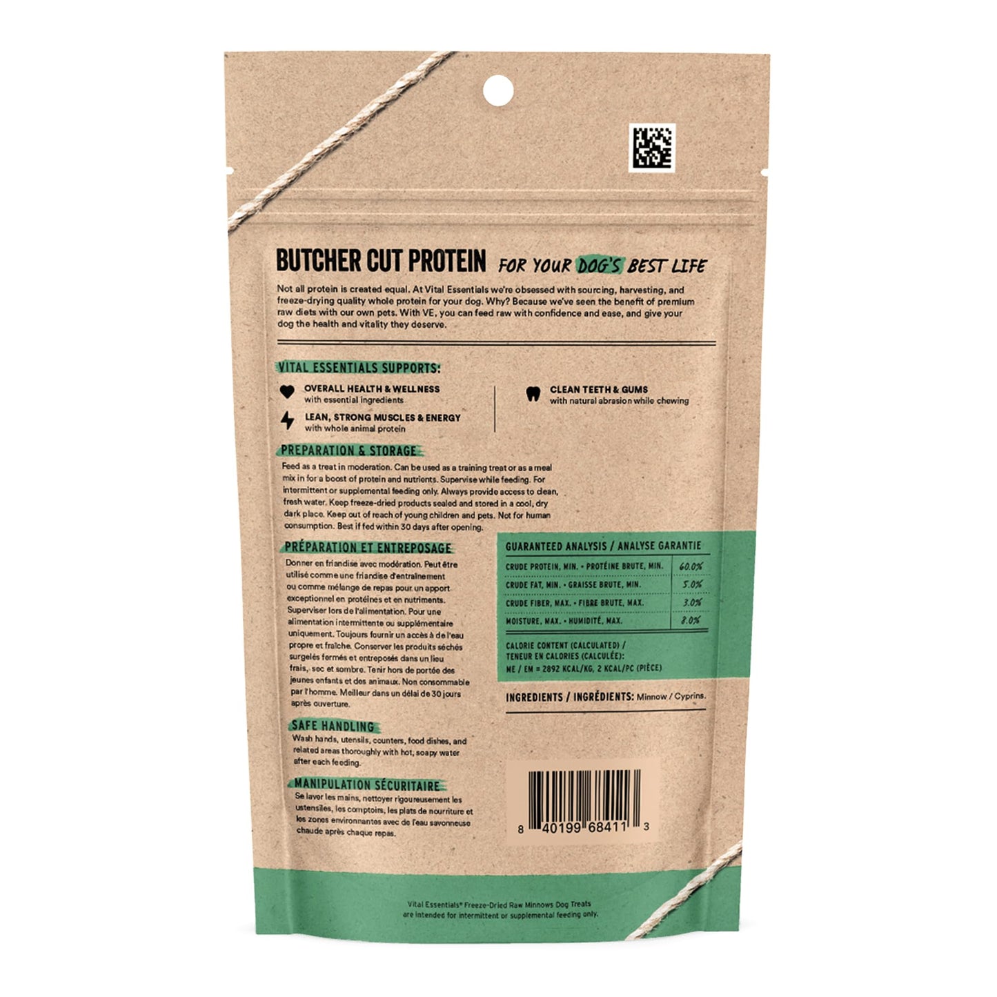 Vital Essentials Single Ingredient Beef Liver Dog Treats, 2.1 oz | Freeze-Dried Raw | Premium Quality High Protein Training Treats | Grain Free, Gluten Free, Filler Free