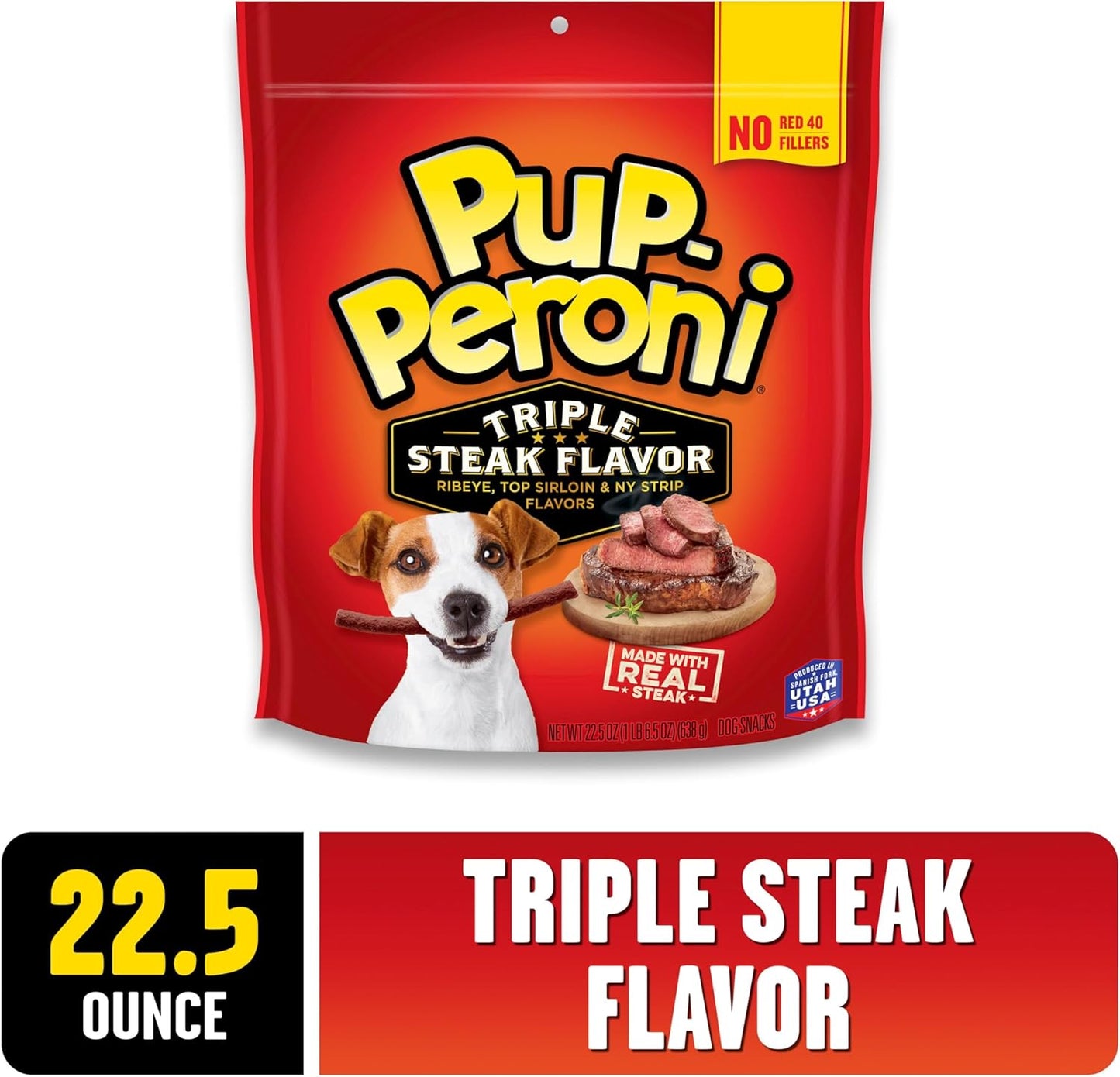 Pup-Peroni Dog Treats, Original Beef Flavor, 38 Ounce, Made with Real Beef
