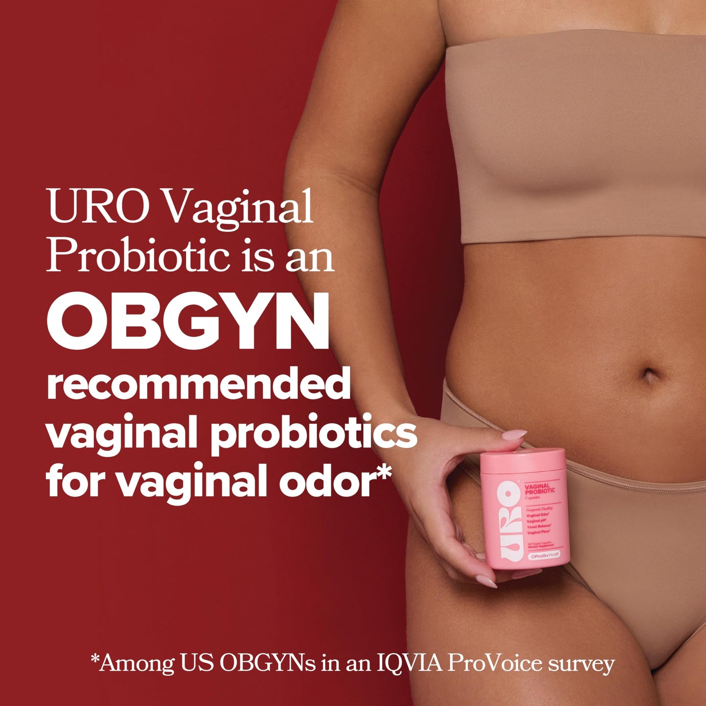 O Positiv URO Vaginal Probiotics for Women pH Balance with Prebiotics & Lactobacillus – Vaginal Health Supplement – Promote Healthy Vaginal Odor & Flora, 60 Count (Pack of 1), 1 Month Supply