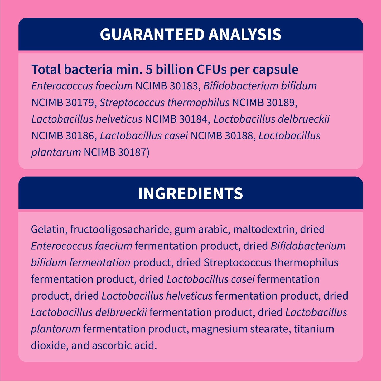 Nutramax Proviable Probiotics for Dogs and Cats, Daily Digestive Health Supplement with Multiple Strains of Bacteria, Cat and Dog Probiotics Plus Prebiotics, 30 Capsules