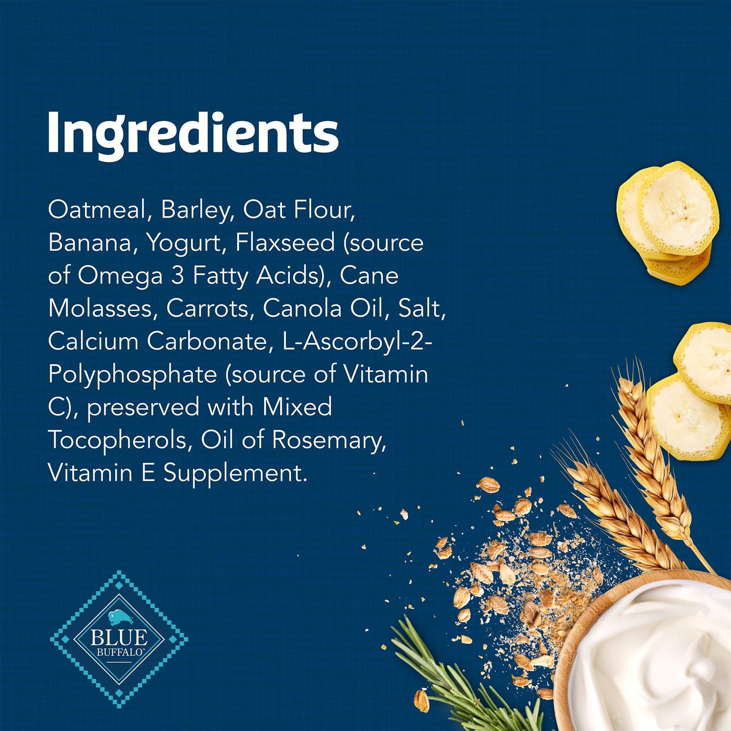 Blue Buffalo Health Bars Crunchy Dog Biscuits, Oven-Baked With Natural Ingredients, Pumpkin & Cinnamon, 16-oz Bag