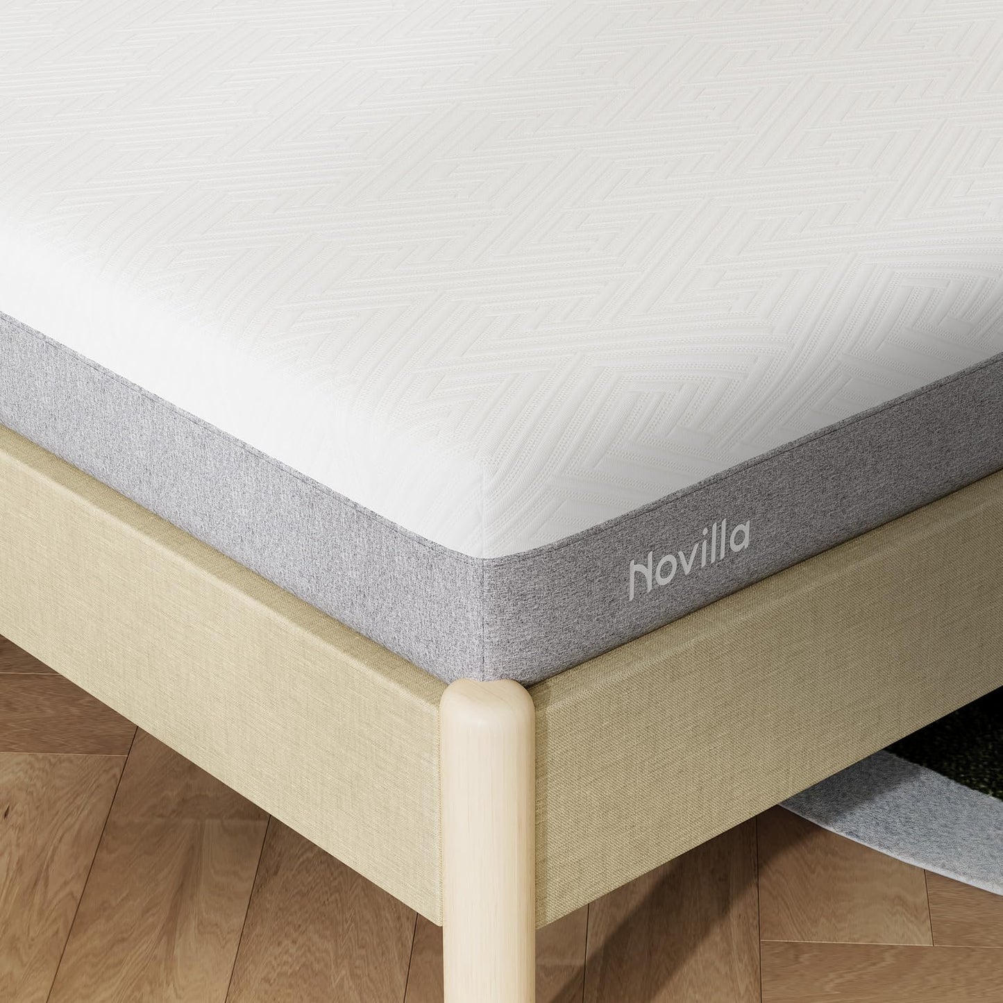 Novilla Full Size Mattress, 10 inch Full Gel Memory Foam Mattress for Cool Night & Pressure Relief, Medium Firm in a Box, Bliss