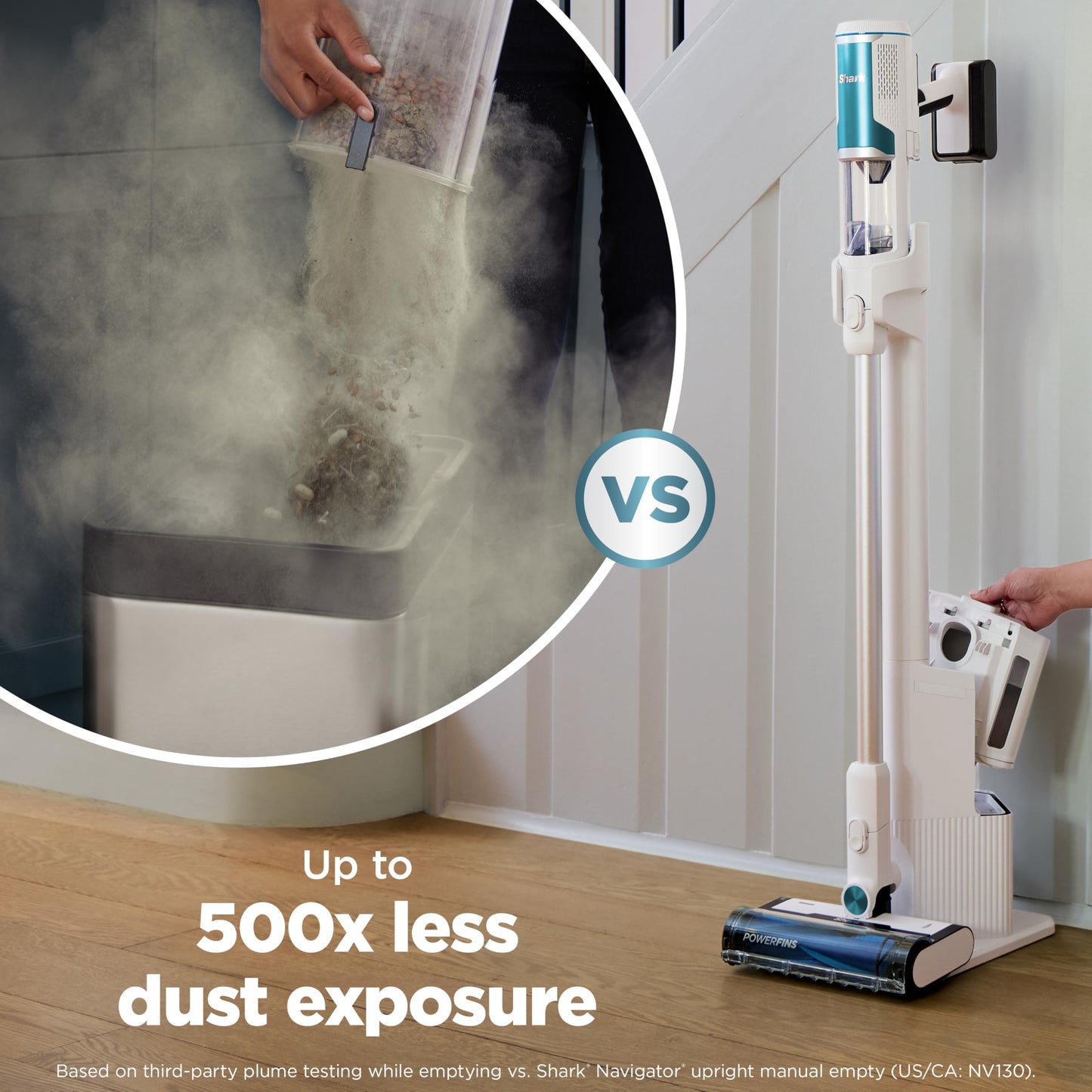 Shark | Pet Cordless Vacuum Cleaner | LED Headlights | Removable Handheld Vacuum for Pet Hair | Crevice Tool & Pet Multi-Tool Included | 40min Runtime | For Carpet & Hard Floors | Grey | IX141