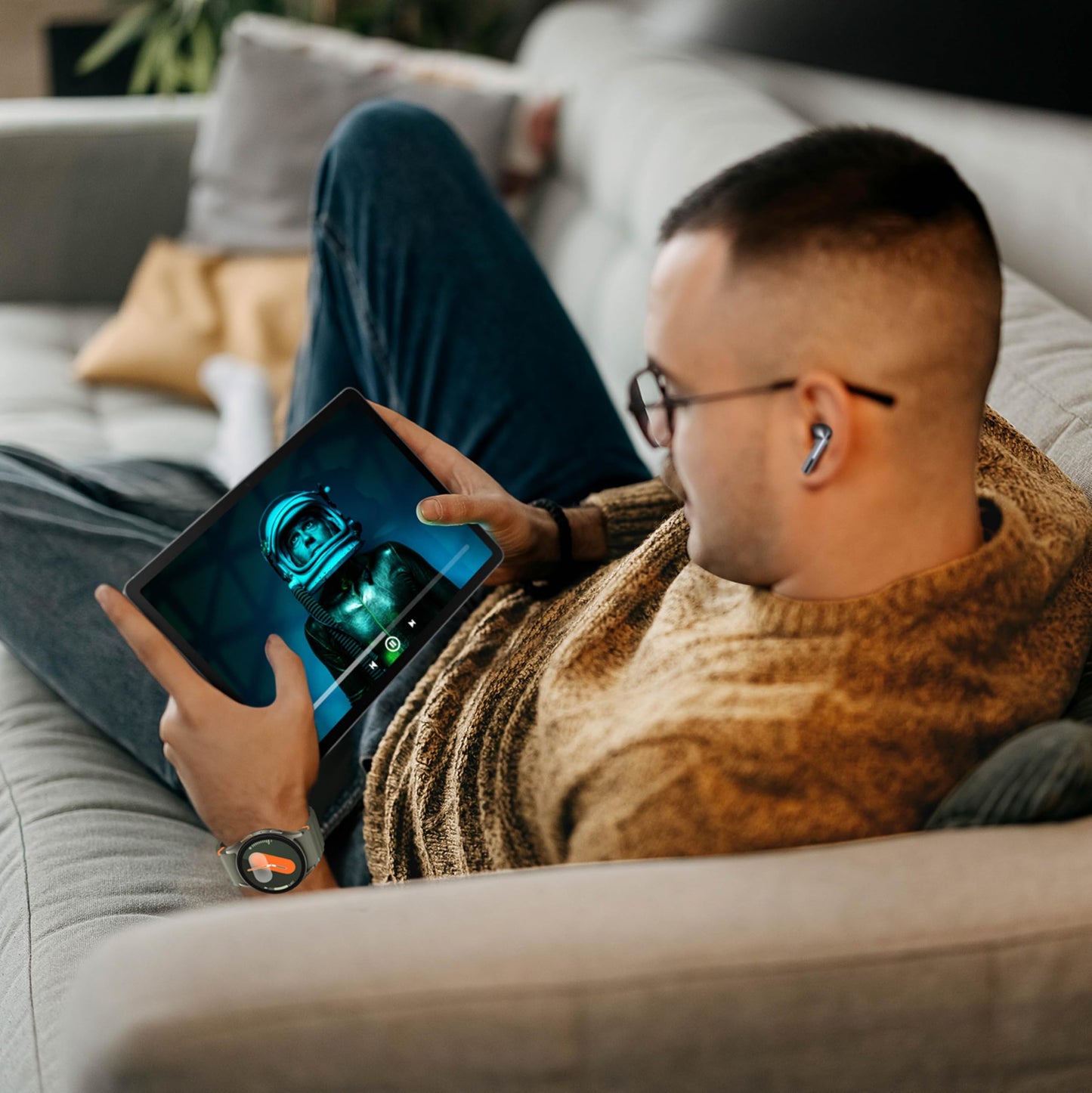 SAMSUNG Galaxy Tab S10 FE 128GB WiFi Android Tablet, Large Display, Long Battery Life, Exynos 1580 Processor, IP68 Water-Resistant, 90 Hz Refresh, S Pen for Note-Taking, US Version, Blue