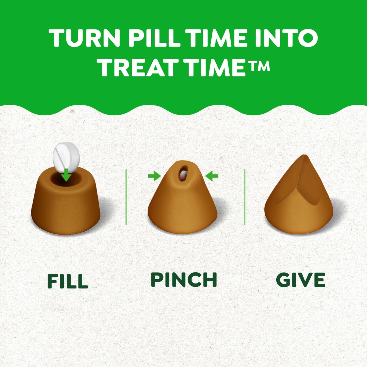 Greenies Pill Pockets for Dogs Large Size, Soft Dog Treats, with Real Peanut Butter, 15.8 oz. Pouch (60 Treats)