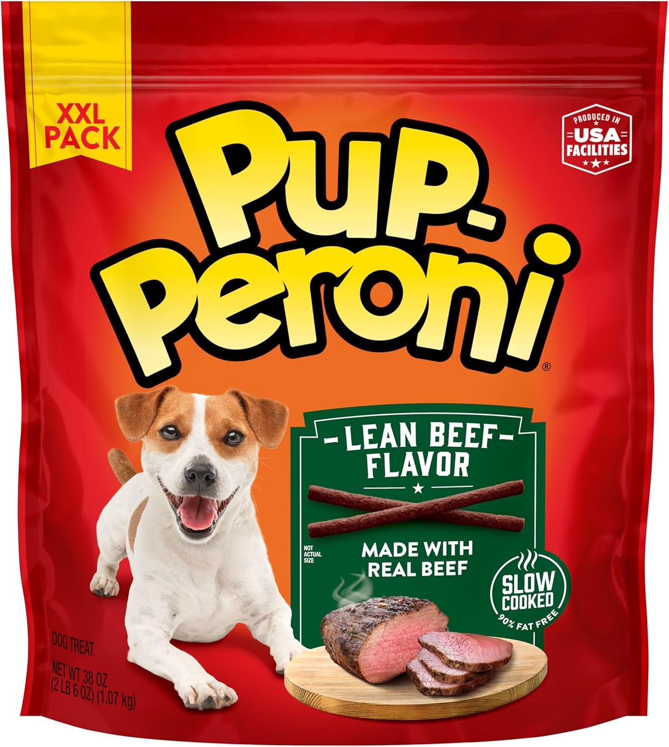 Pup-Peroni Dog Treats, Original Beef Flavor, 38 Ounce, Made with Real Beef